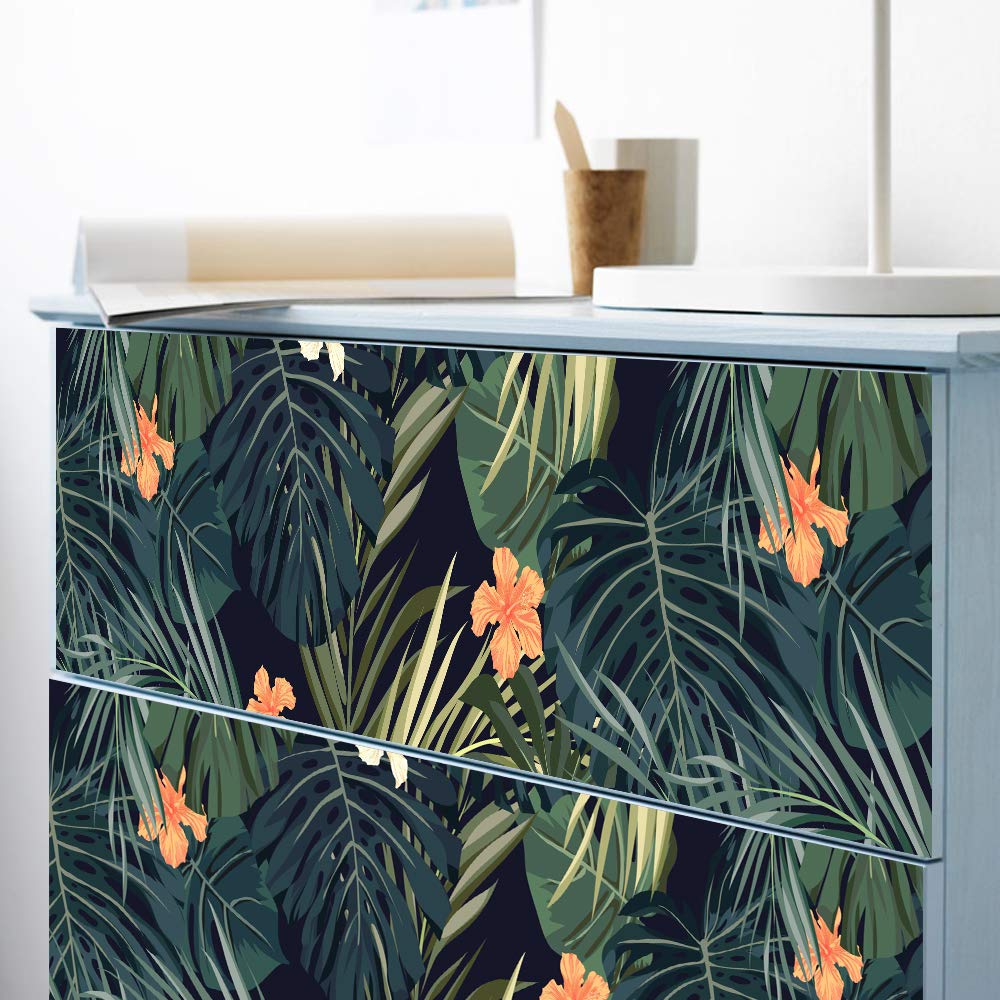 Self-Adhesive Dresser Sticker, Peel And Stick Furniture Stickers/Decals, Removable Furniture Skin (010, Malm)