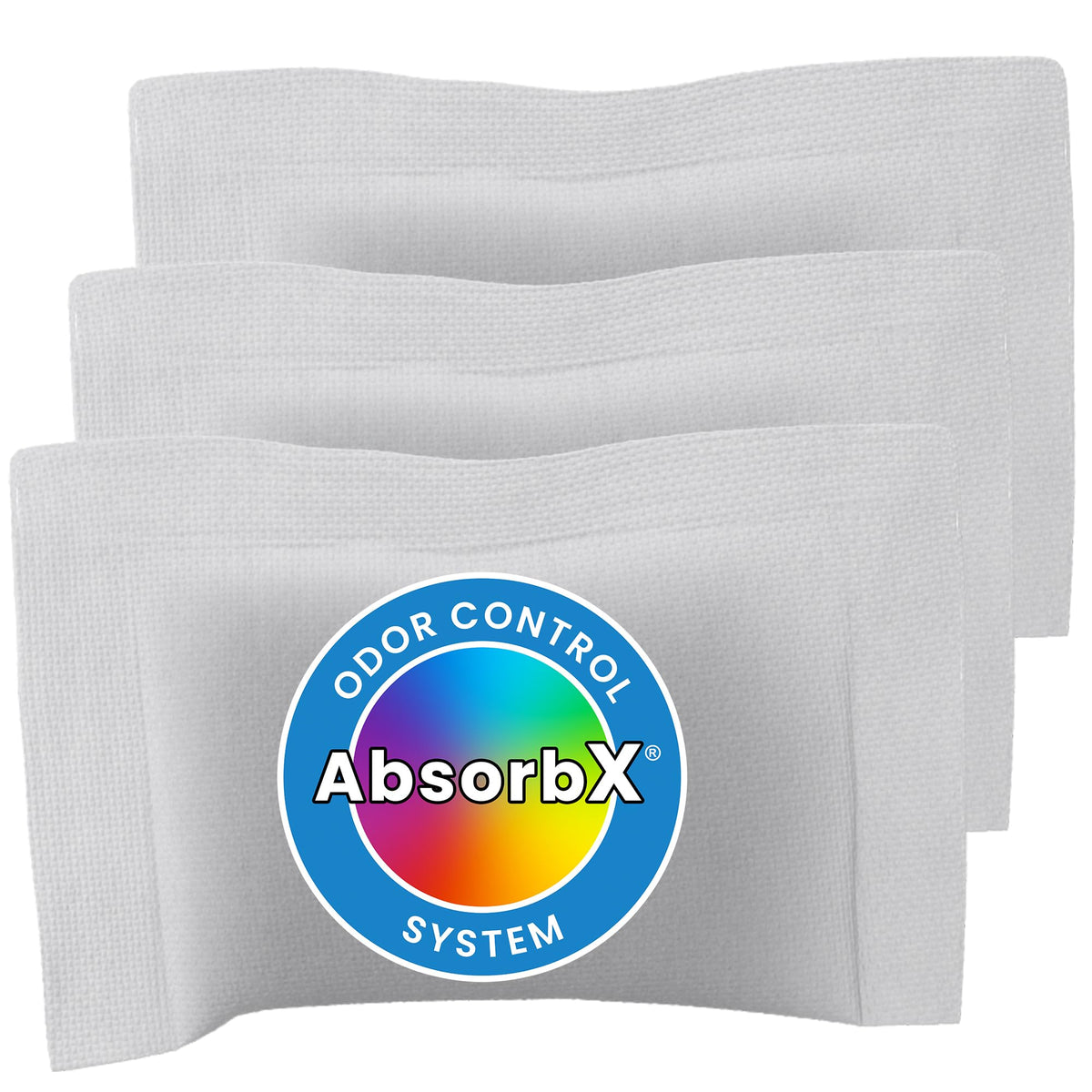 Itouchless Official Trash Can Deodorizer Absorbx 3-Pack All Natural Activated Charcoal Odor Absorber Stops Garbage Smells, Air F
