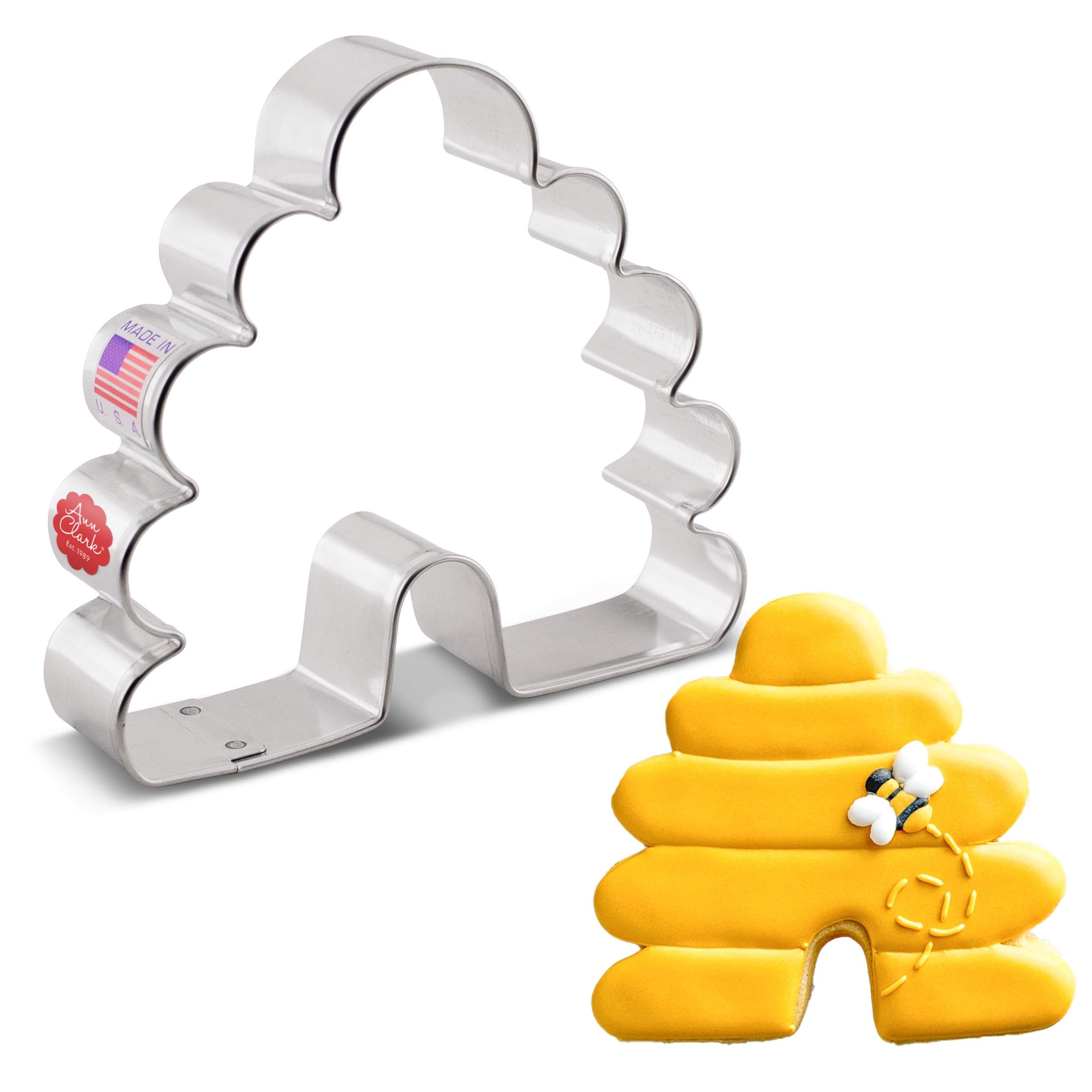 Beehive Cookie Cutter 3.5'' Made In Usa By Ann Clark