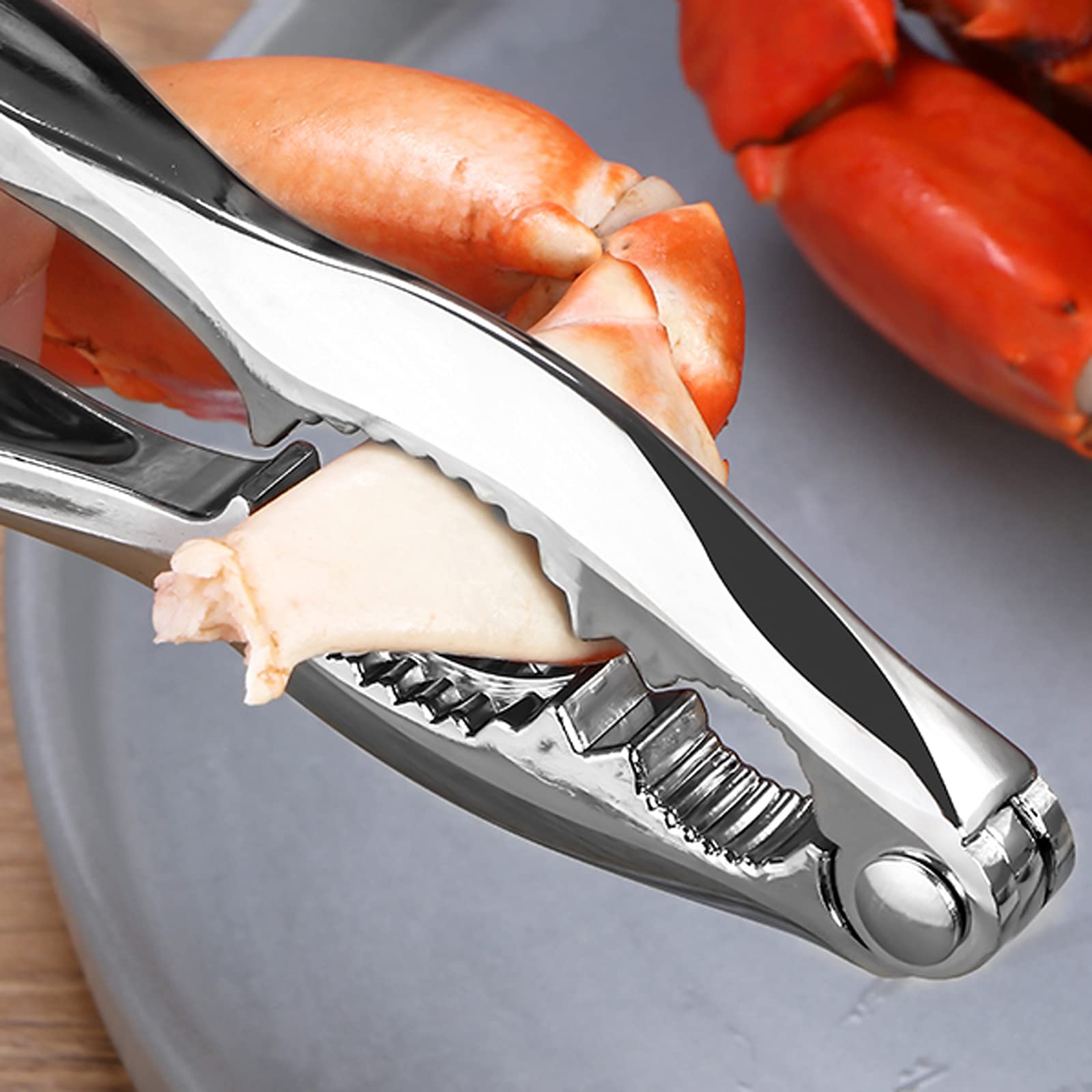 Artcome Seafood Tools Set - 2 Crab Crackers, 2 Lobster Shellers, 2 Seafood Forks, 2 Wide Crab Forks, 1 Seafood Scissors And 1 St