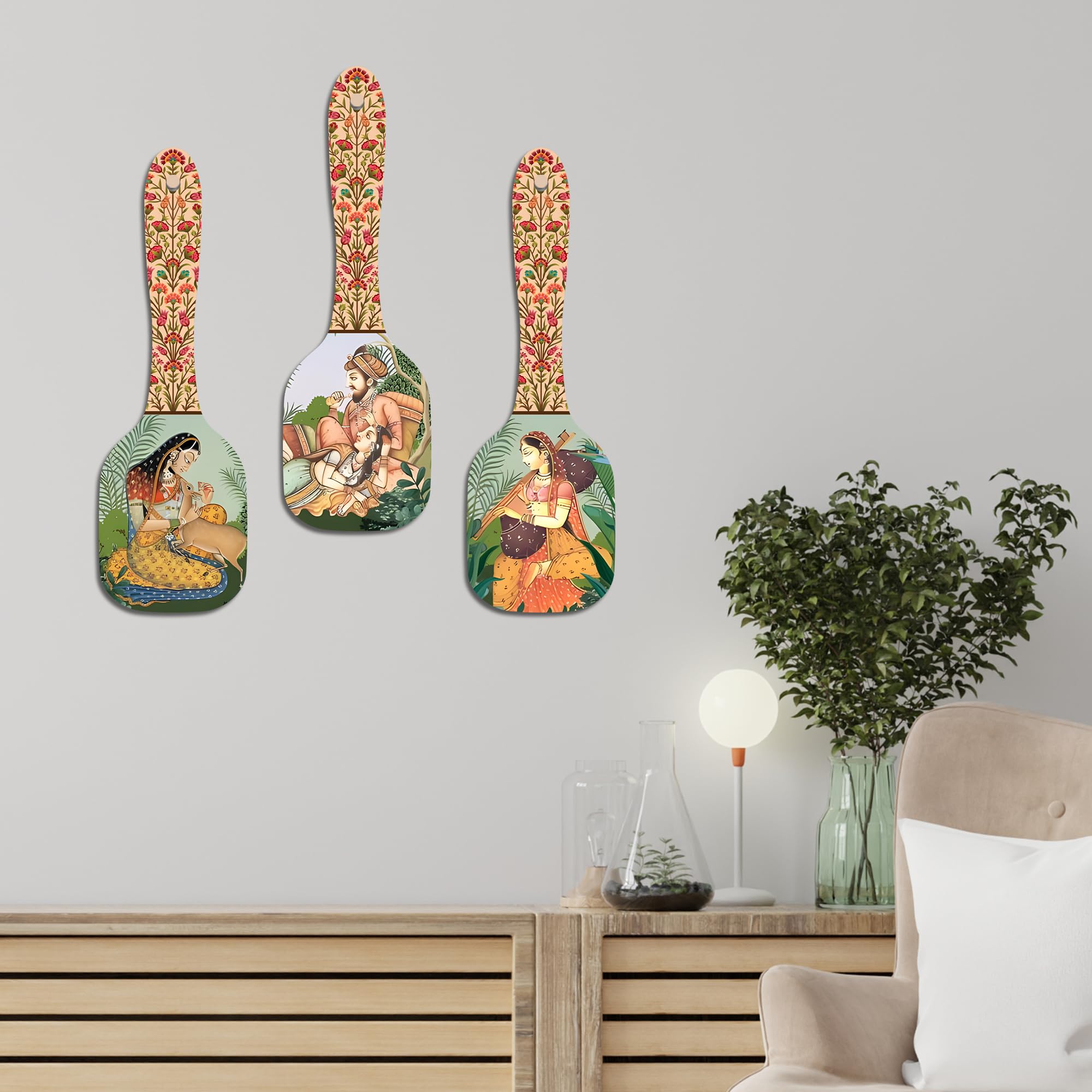 Artvibes Royal Mural Art Wooden Wall Hanging Decoration Item for Home | Bedroom | Living Room | Mdf Designer Decorative Artwork