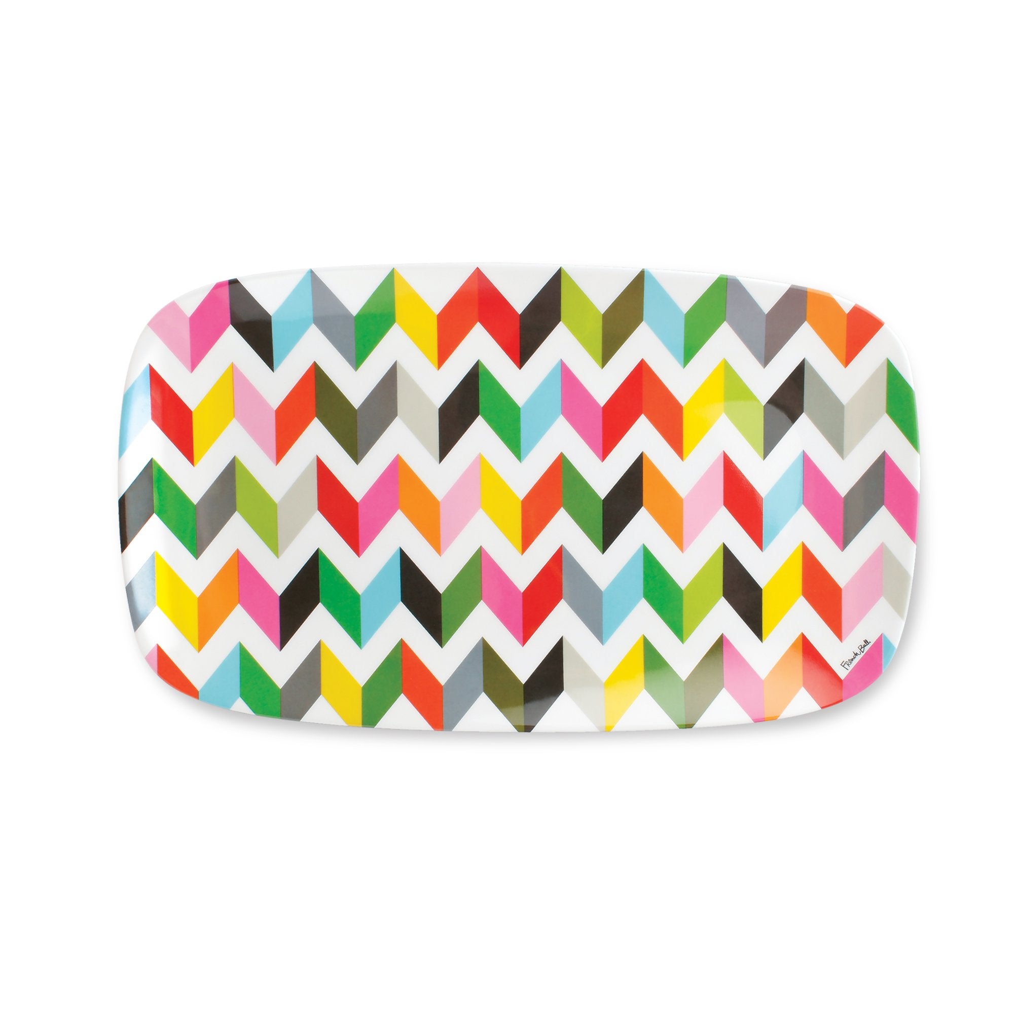 French Bull 13'' Rectangular Platter - Melamine Platters And Serving Ware - Plate, Dish, Serving, Collection - Ziggy