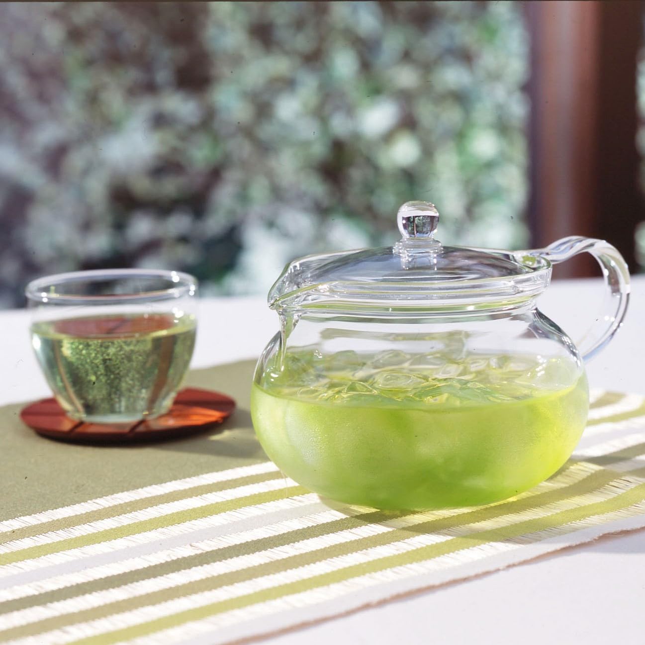 HARIO ChaCha Kyusu "Maru" Tea Pot, Glass, 700ml Capacity, Elegant Design