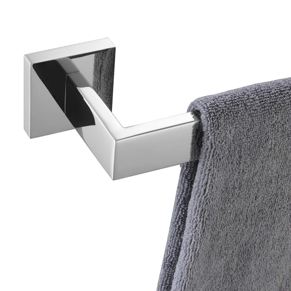 Kokosiri 24-Inch Single Towel Bar, Bathroom Kitchen Towel Holder, Wall Mounted Sus304 Stainless Steel Towel Rack, Polished Chrom