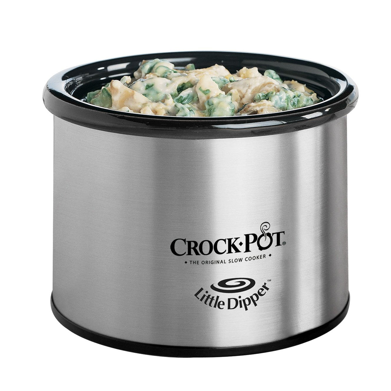 Crock-Pot 6-Quart Countdown Programmable Oval Slow Cooker With Dipper, Stainless Steel, Sccpvc605-S