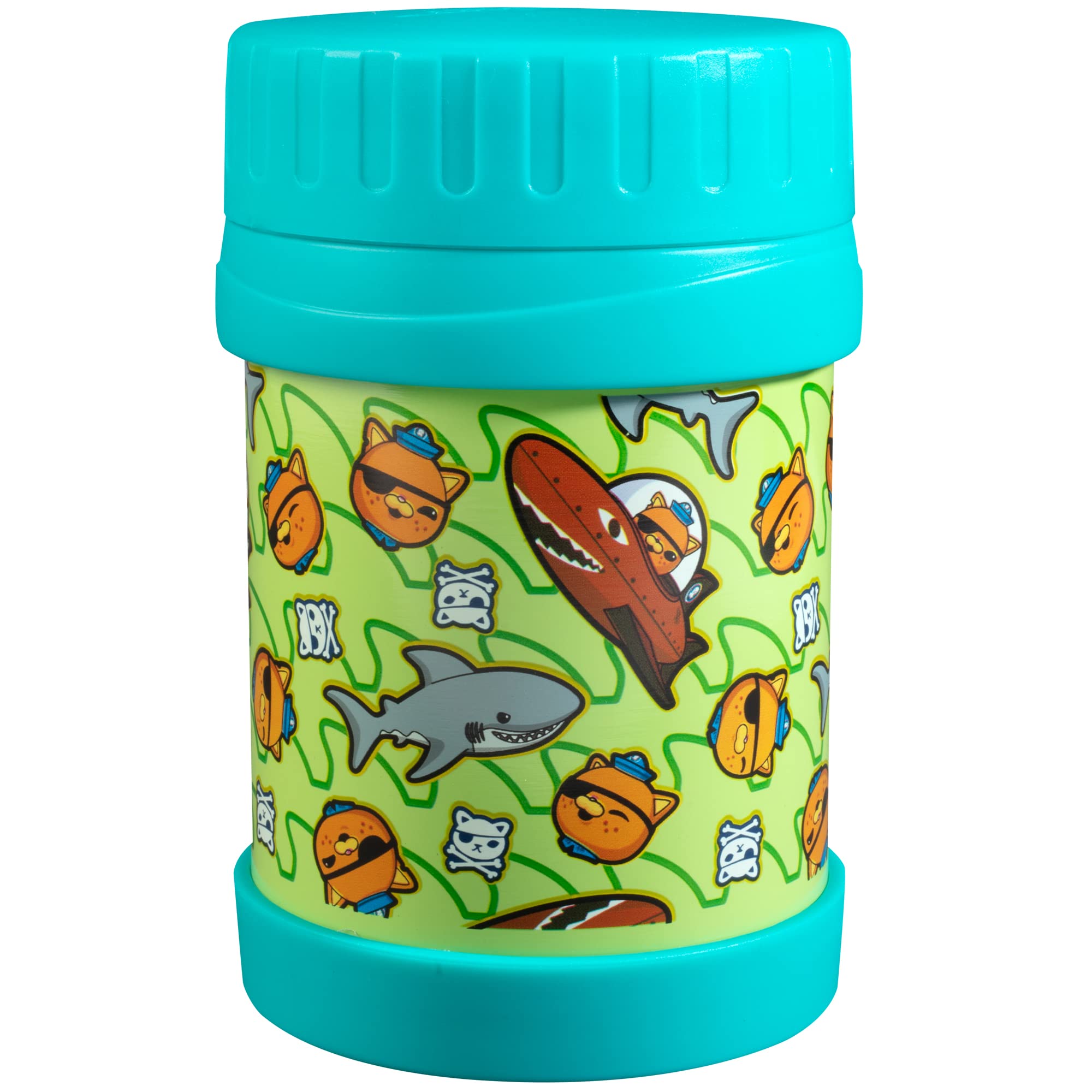 Octonauts Stainless Steel Insulated Lunch 13 Oz Jar For Kids - Large Leak-Proof Storage Container For Hot & Cold Food, Soups, Li