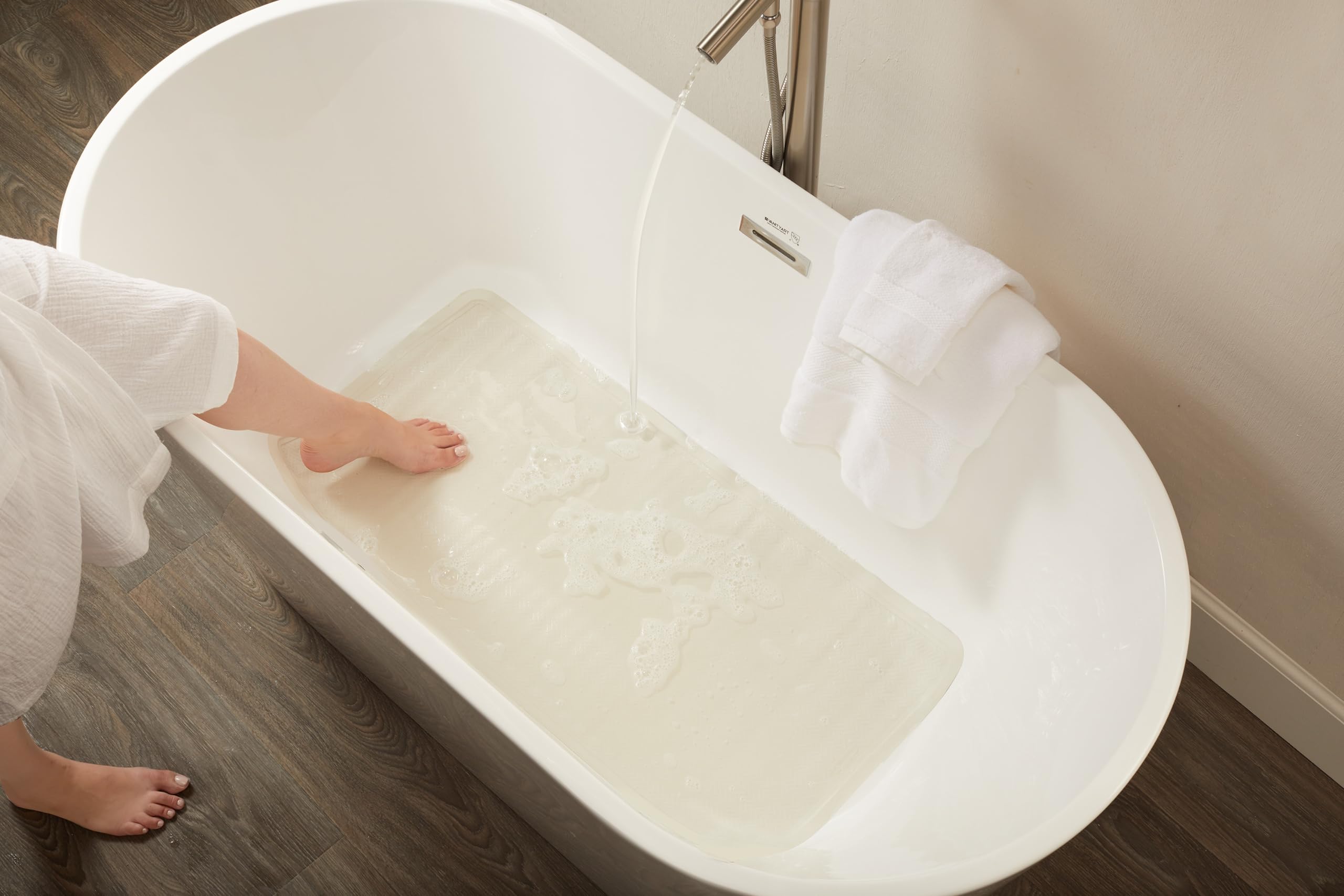 Safti Grip Bath Mat Xlarge,White
