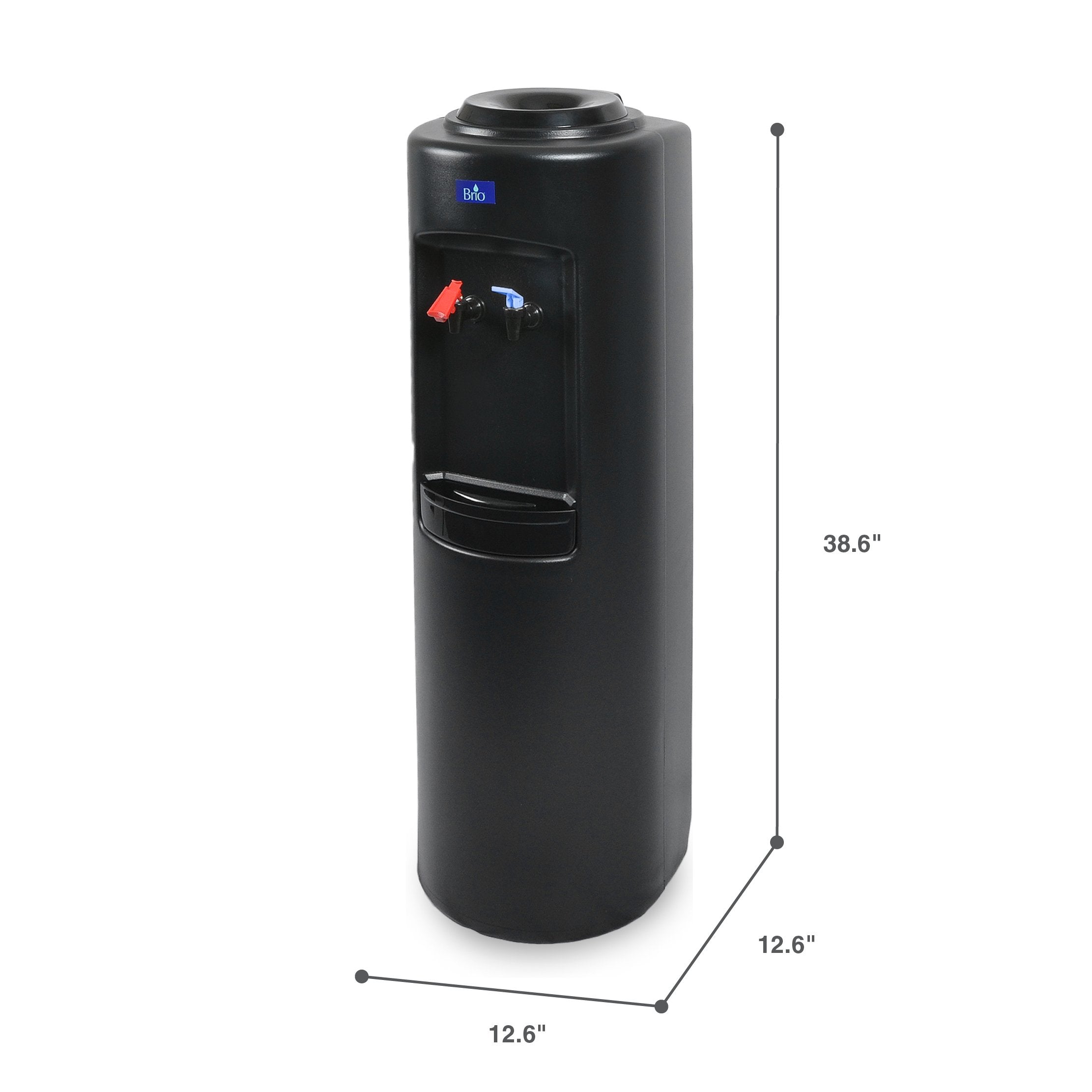 Brio Cl520 Commercial Grade Hot And Cold Top Load Water Dispenser Cooler - Essential Series