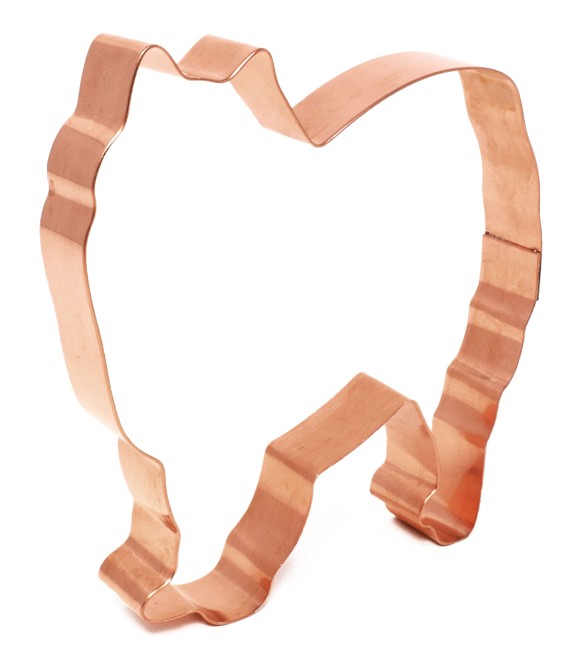 American Eskimo Dog Copper Cookie Cutter