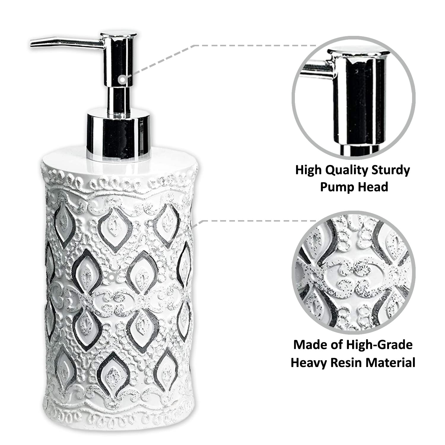 Popular Bath Lotion Pump Monaco, White