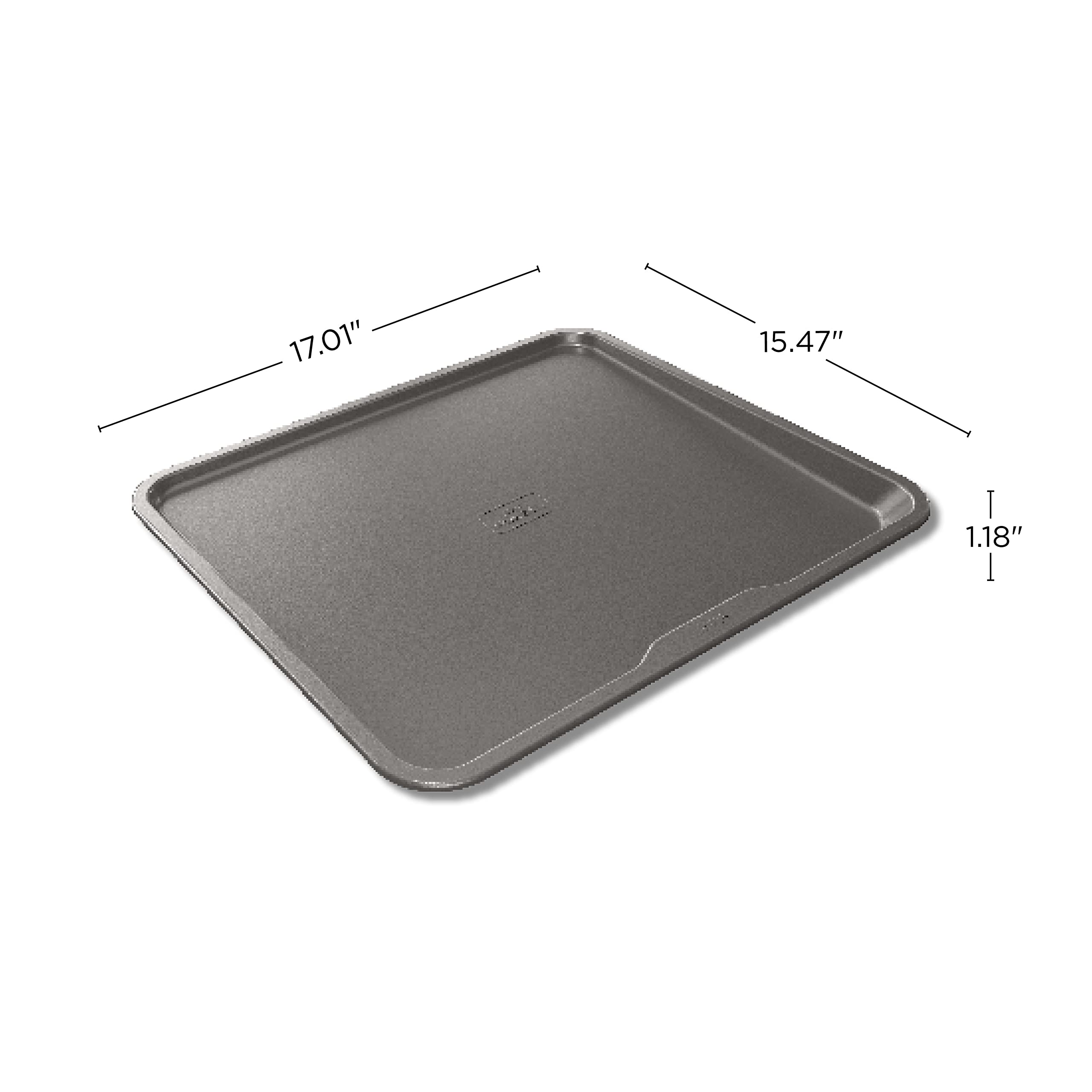Ninja B30116 Premium Nonstick Cookie Sheet, 14"x16", Oven Safe to 500°F, Gray, Aluminized Steel