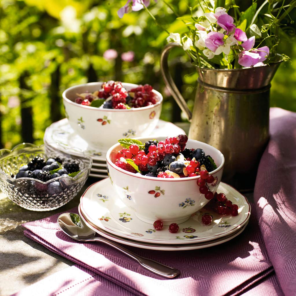 Villeroy & Boch Petite Fleur Rice Bowl, Premium Porcelain, Made In Germany, 22 Oz Capacity