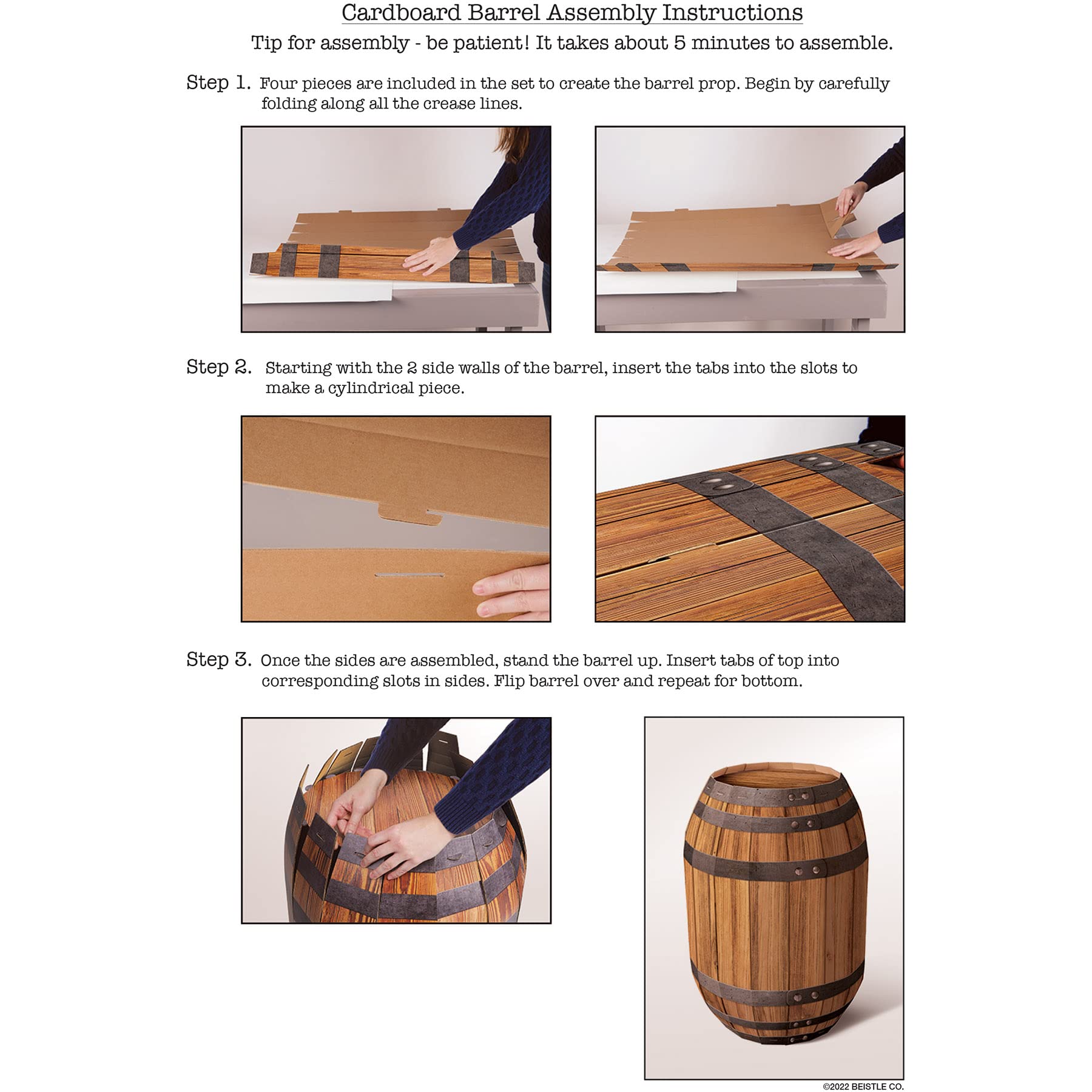 3-D Barrel Prop-like New
