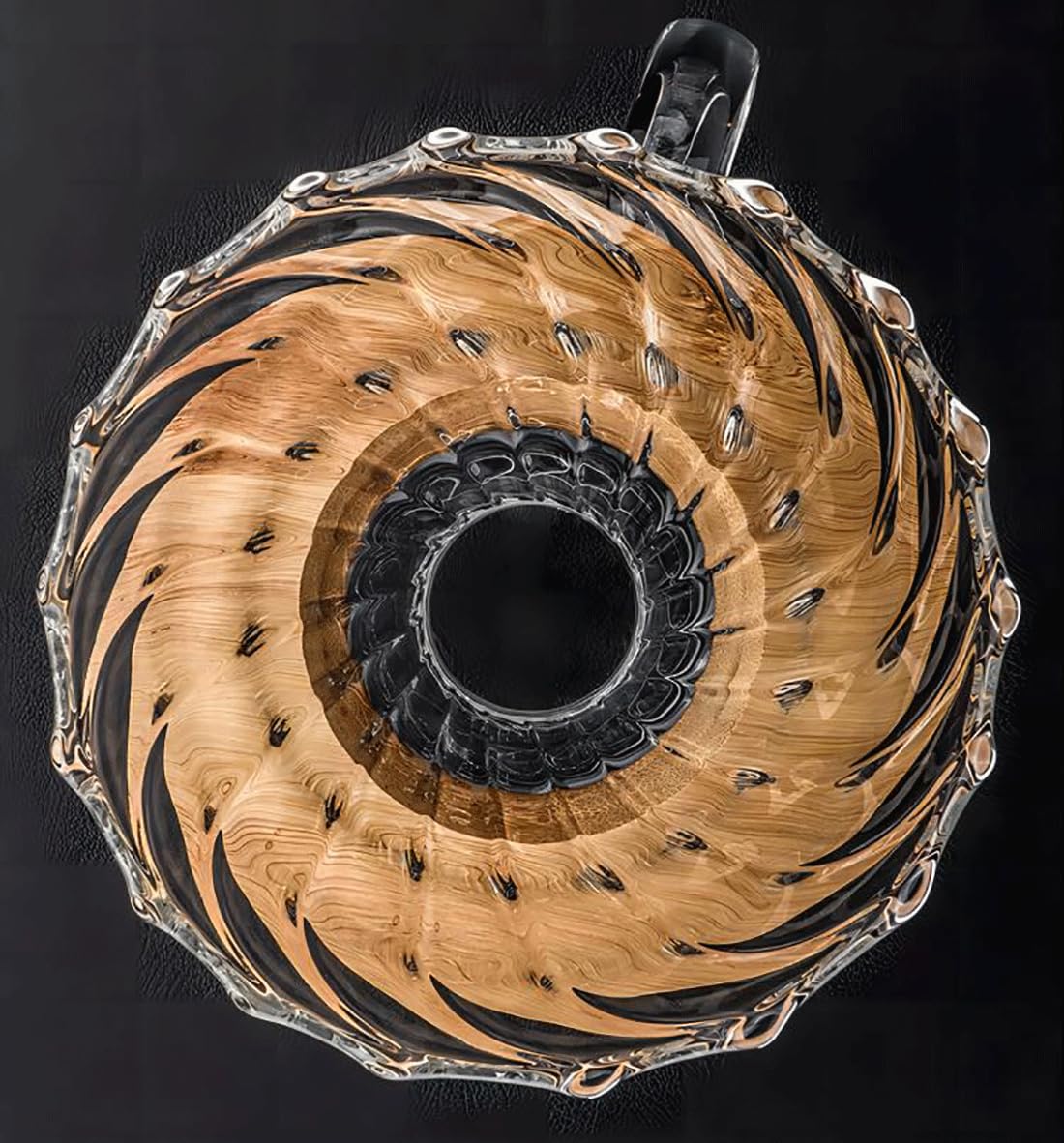 Cofisuki Pour Over Coffee Maker - 20 Oz /600Ml Coffee Server With Glass Coffee Dripper, Stylish And Elegant 2 In 1 Dripper Coffe