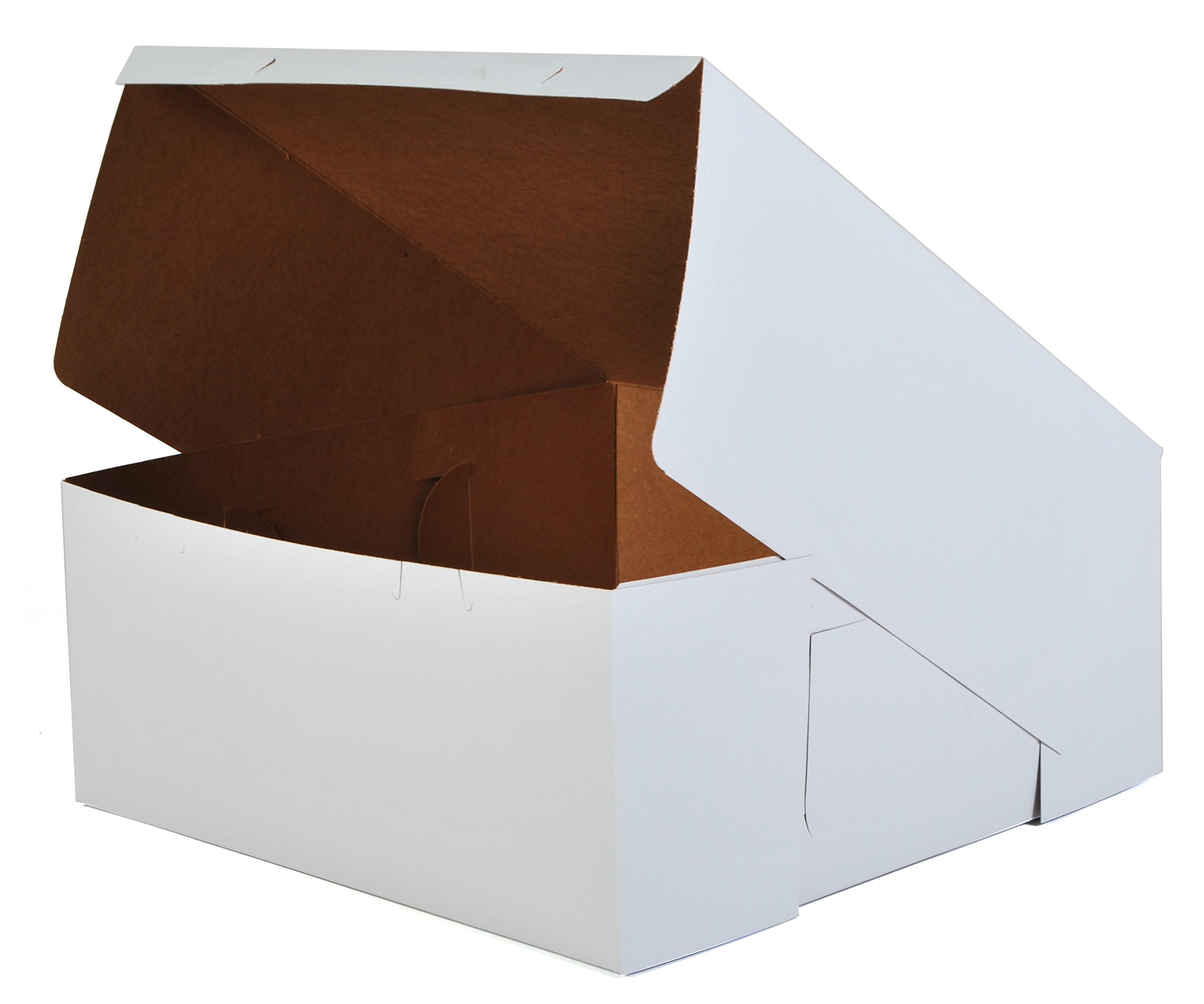 Sct White One-Piece Non-Window Bakery Boxes, 14 X 14 X 6, White, Paper, 50/Carton