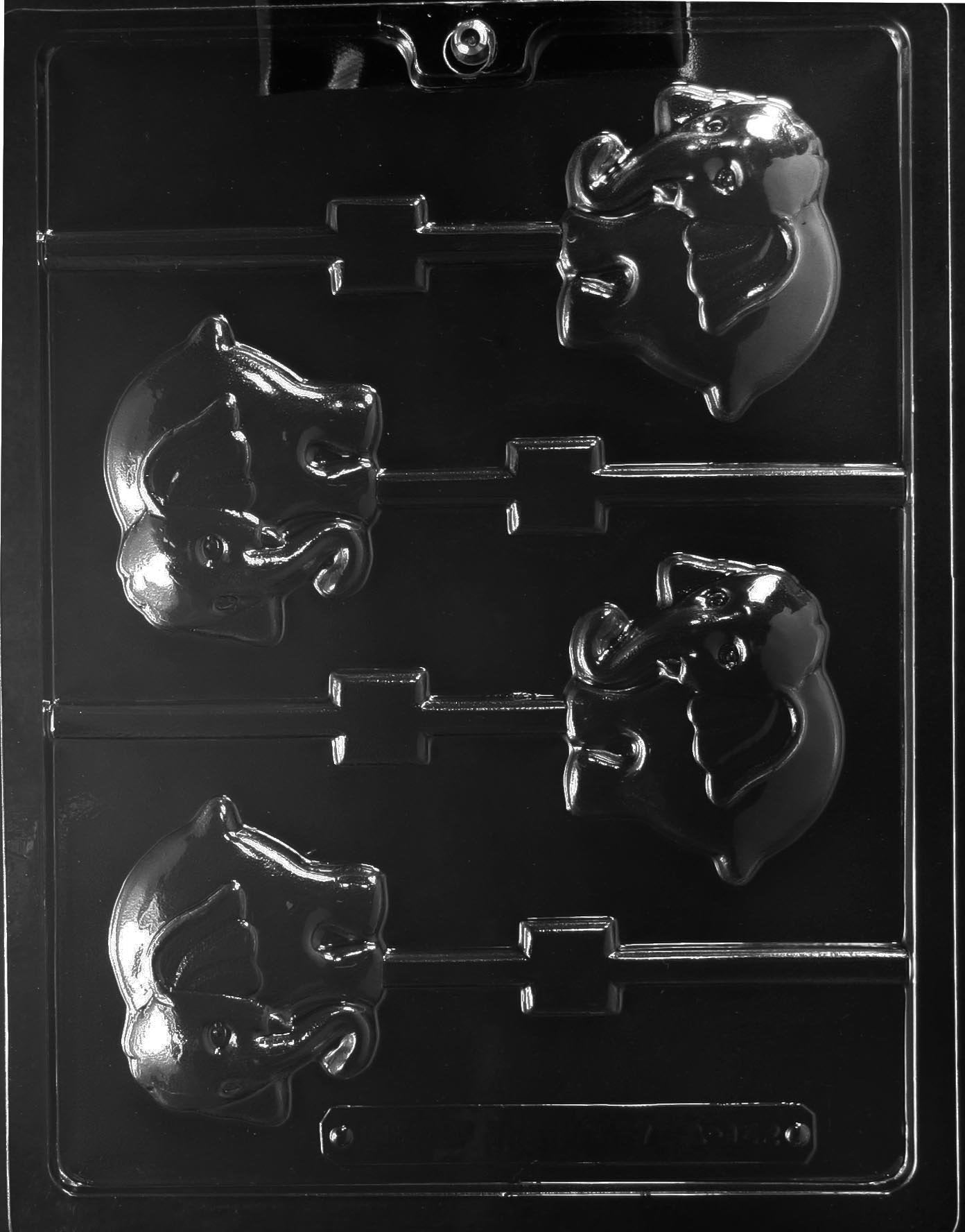 Preegle A142 Elephant Lollipop Sucker Chocolate Candy Mold