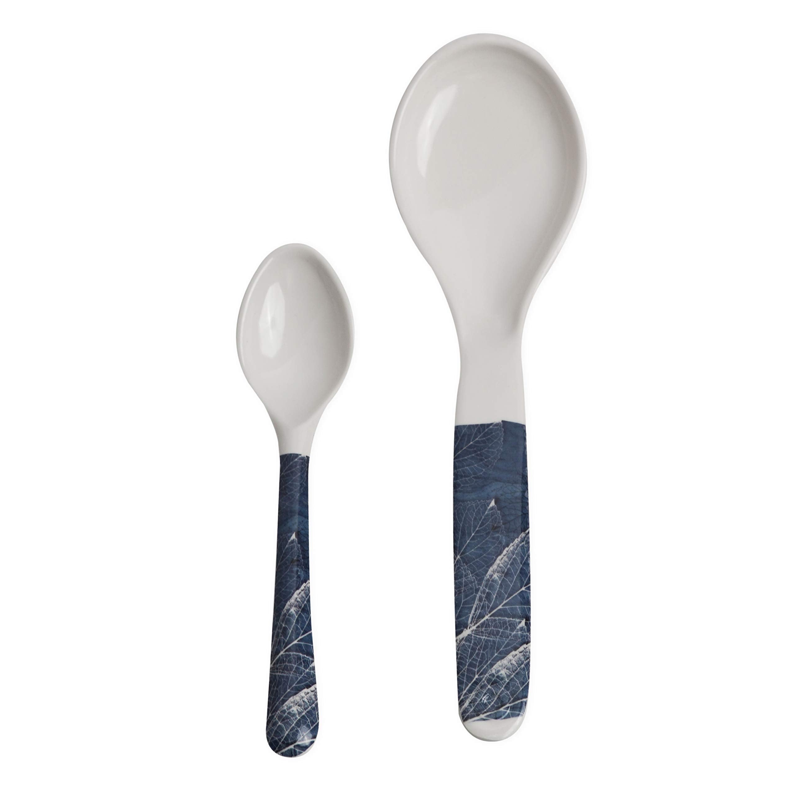 Bataniya Melamine Dinner Set - Set Of 40, Blue