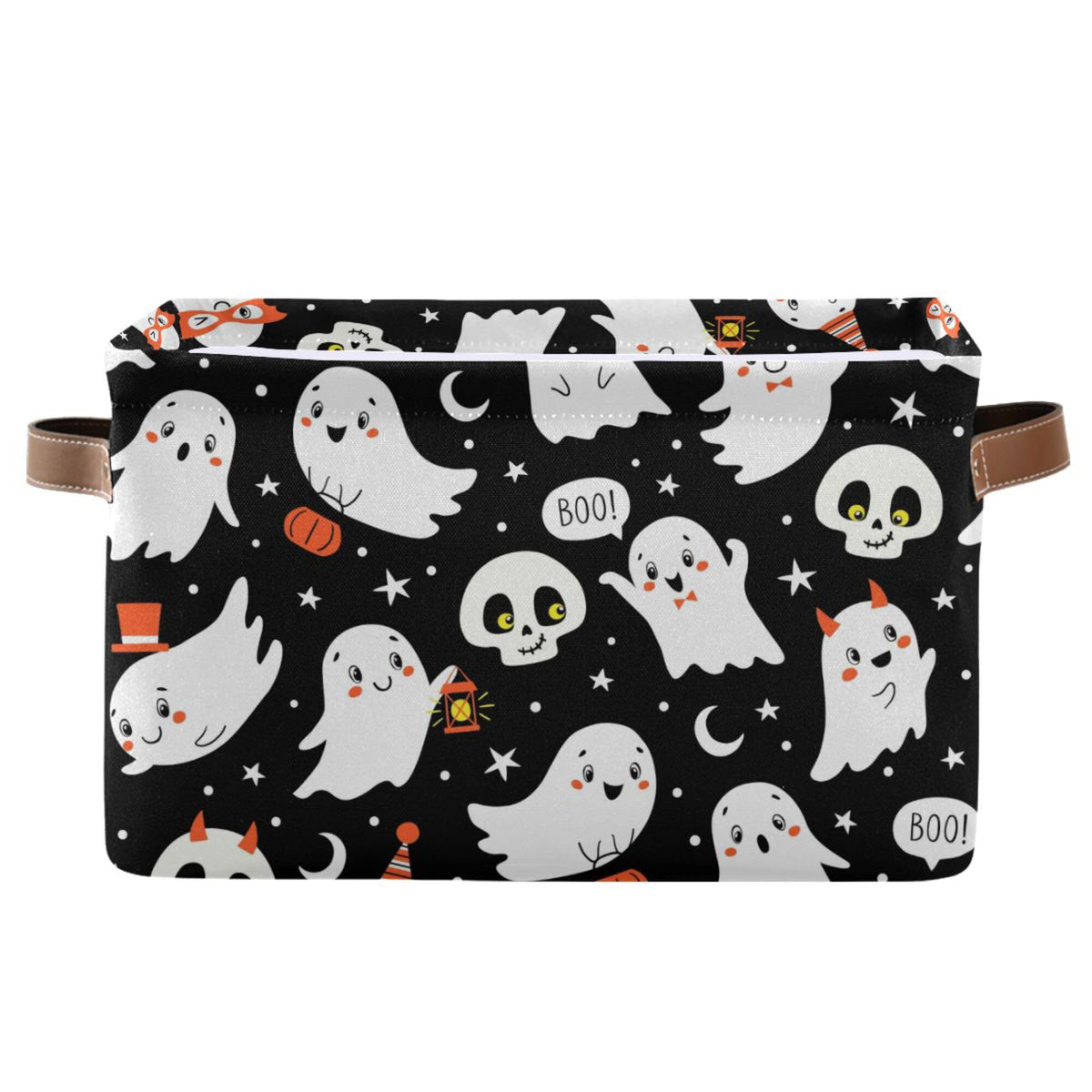 Xigua Halloween Decorations Ghost Storage Basket Collapsible Toy Stora ...