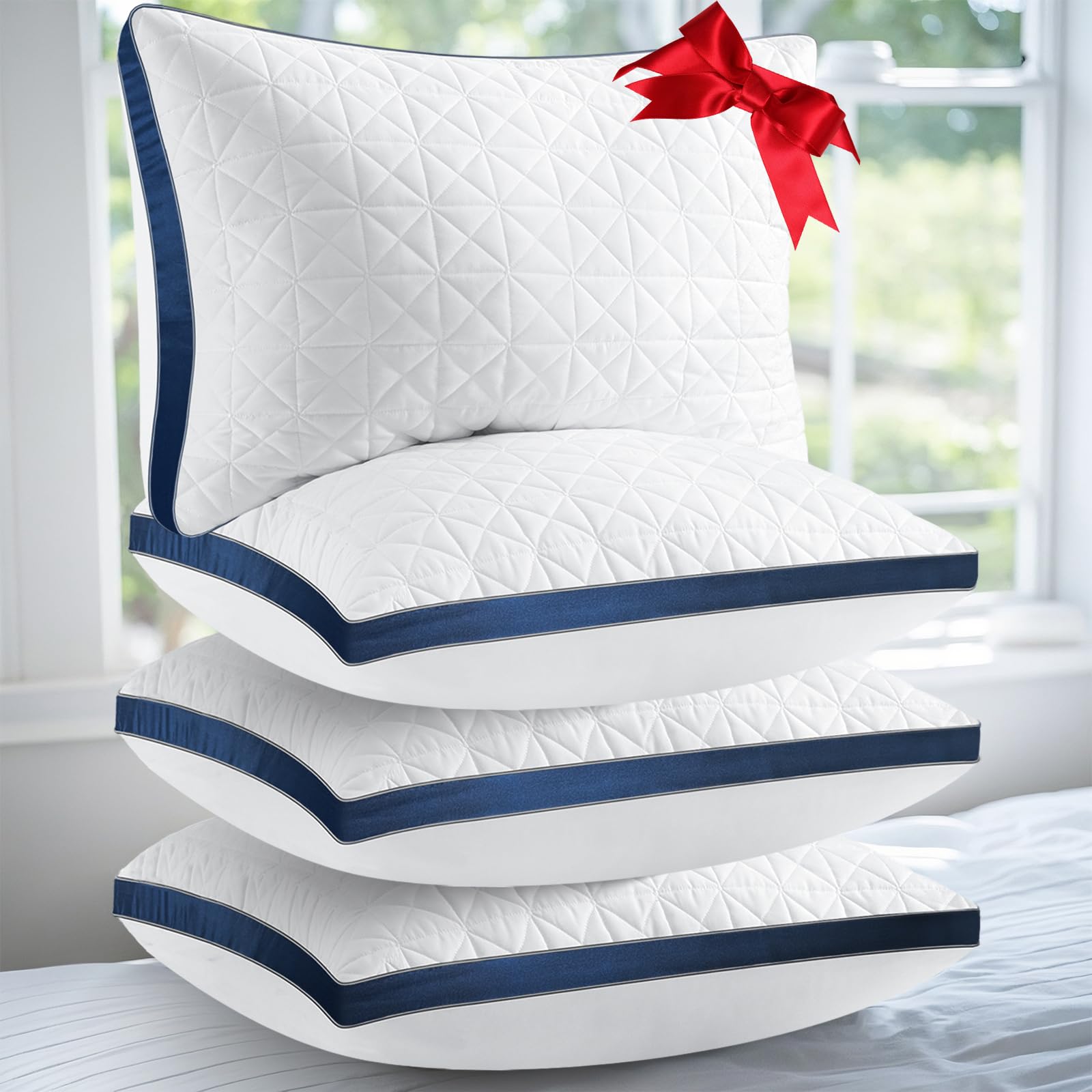 Slybear Pillows Queen Size 4 Pack