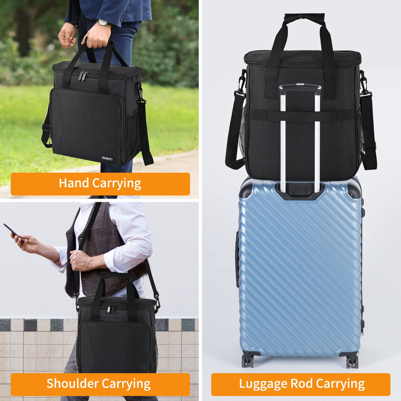 Leforz Travel Coffee Maker Carrying Bag Compatible With Keurig K-Mini Or K-Mini Plus, Single Serve Coffee Maker Portable Storage