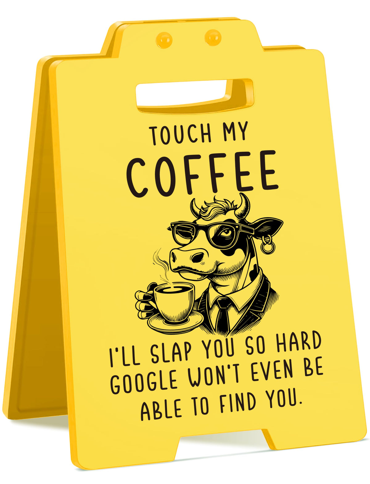 Coffee Machine Sign Fun Sign Funny Coffee Desk Sign - Humorous Office Decor for Coworkers and Coffe ...