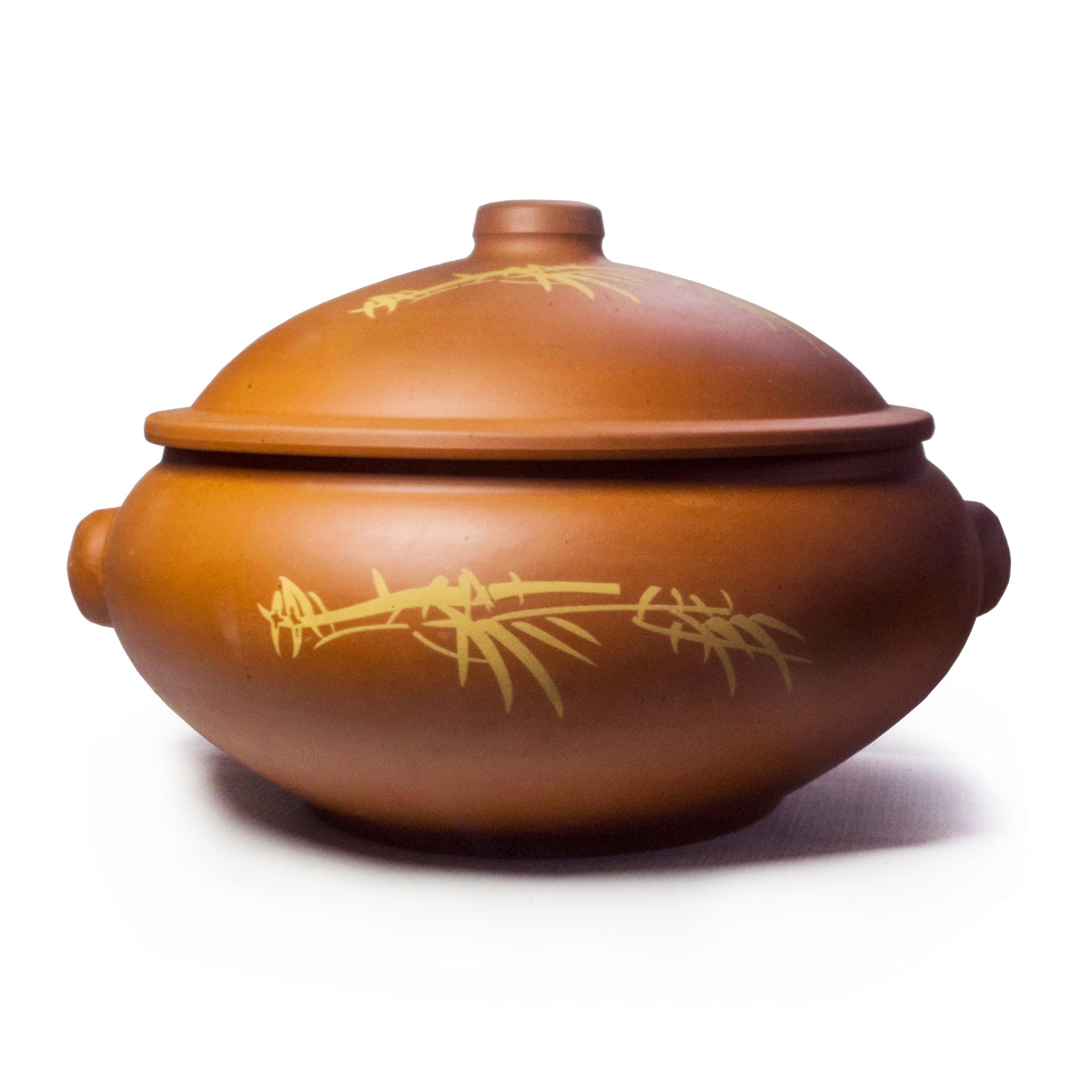 Casserole Steam Pot Unglazed Clay Saucepan Ceramic Stockpots Cooker Crock for Stew Chicken Soup Vegetables Corn Fitness Food