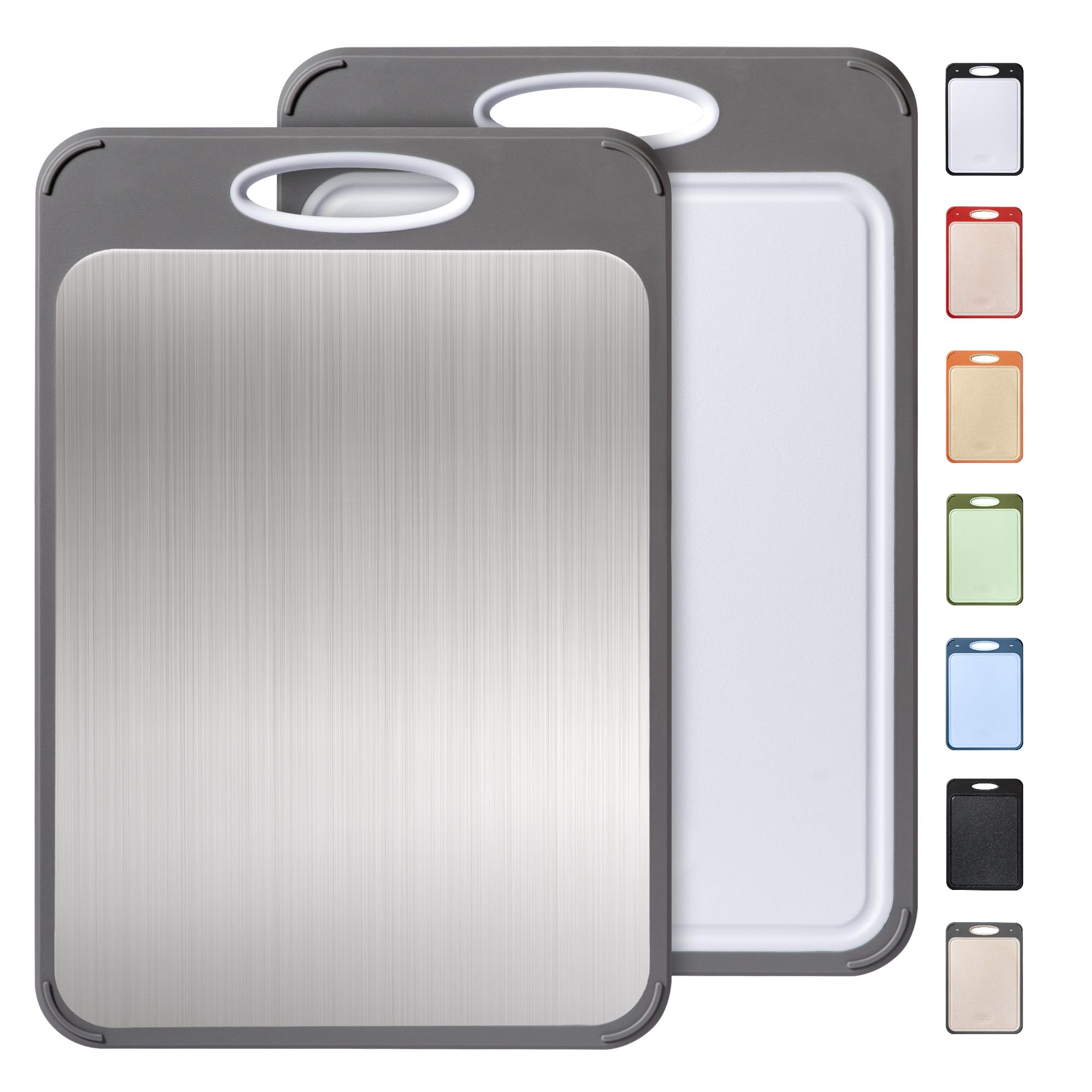 2 in 1 Stainless Steel Cutting Board with Handle Chopping Butcher Block Not Titanium Best Mama Mommy Bonus Mom Ever Mother In La