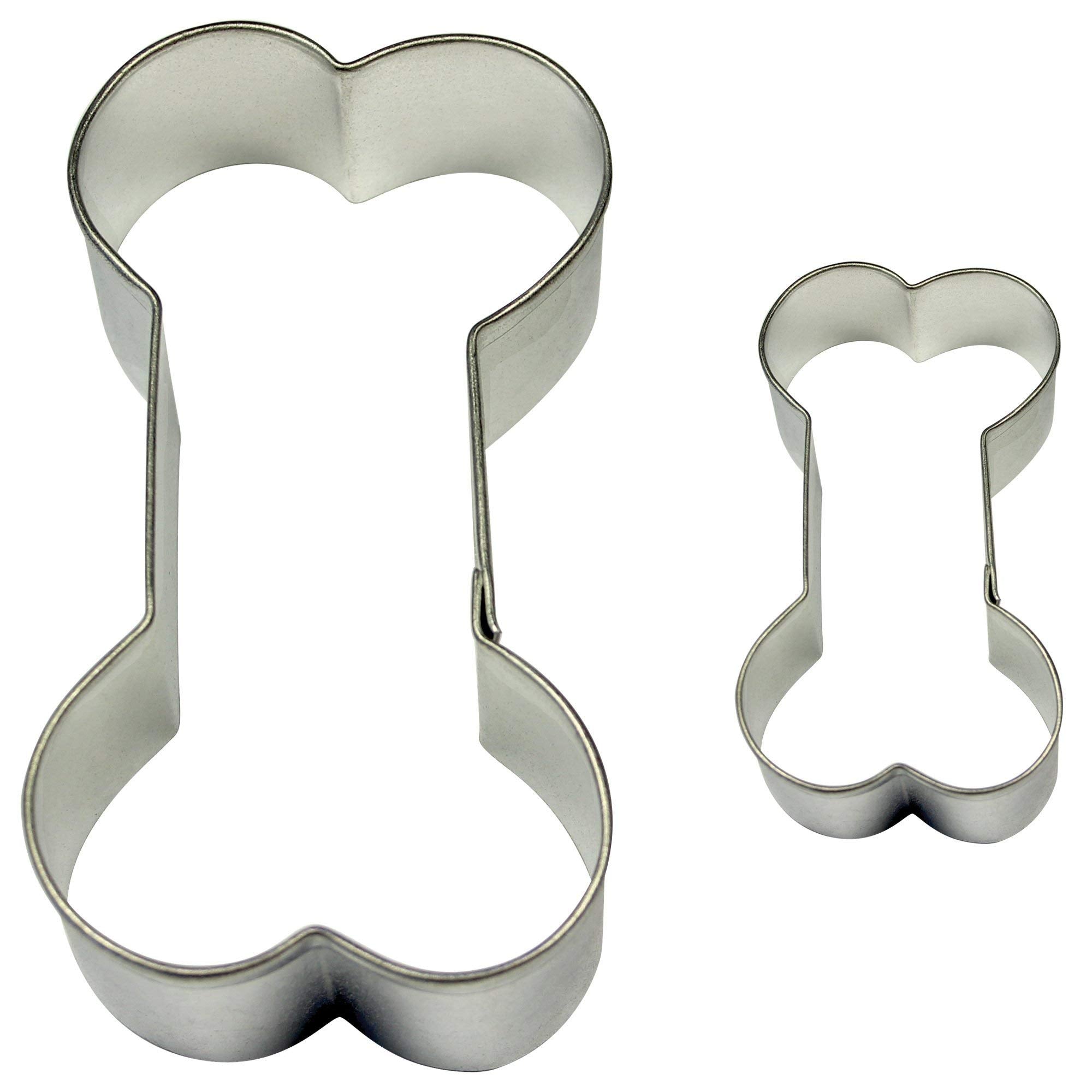 Pme Set Of 2 Bone Cookie And Cake Cutters, Small & Medium, Standars, Sc608