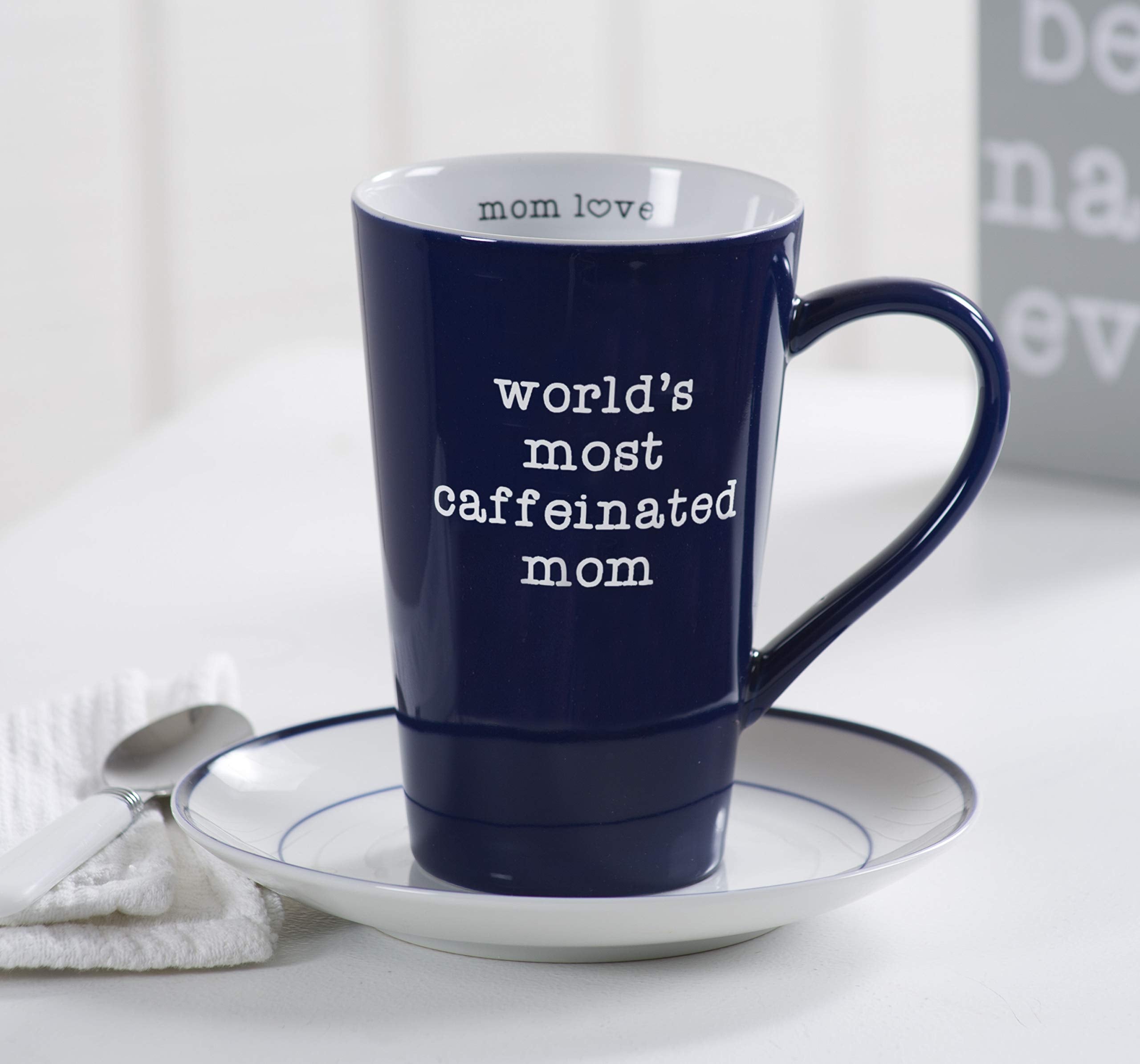 Pavilion Gift Company Stoneware Mug  Real Moms Make Twins Multicolored