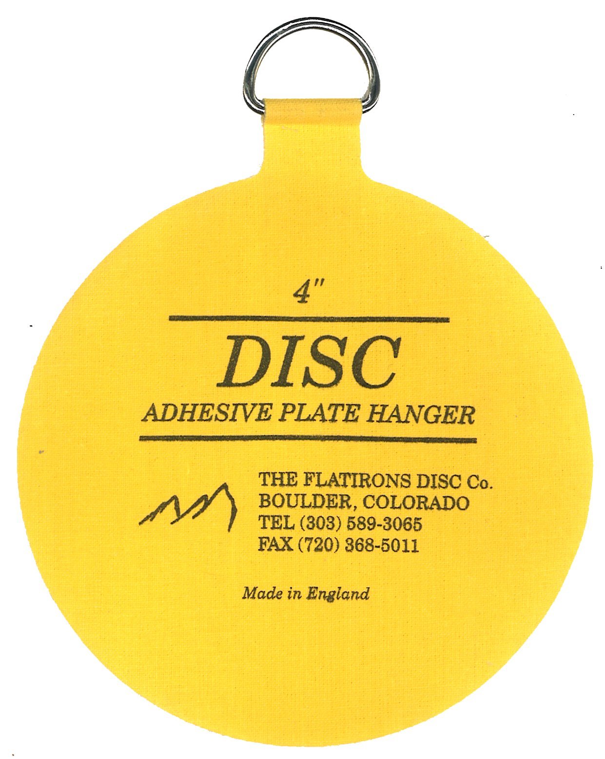 Flatirons Disc Invisible Plate Hanger, 4-Inch