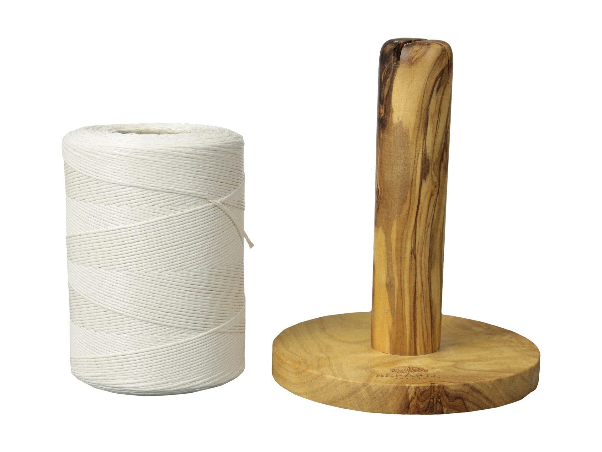 Berard 12970 French Olive-Wood Handcrafted Twine Holder And Cutter
