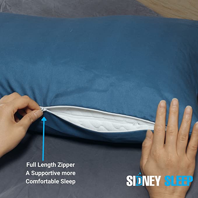 Solid Navy Pillow Case