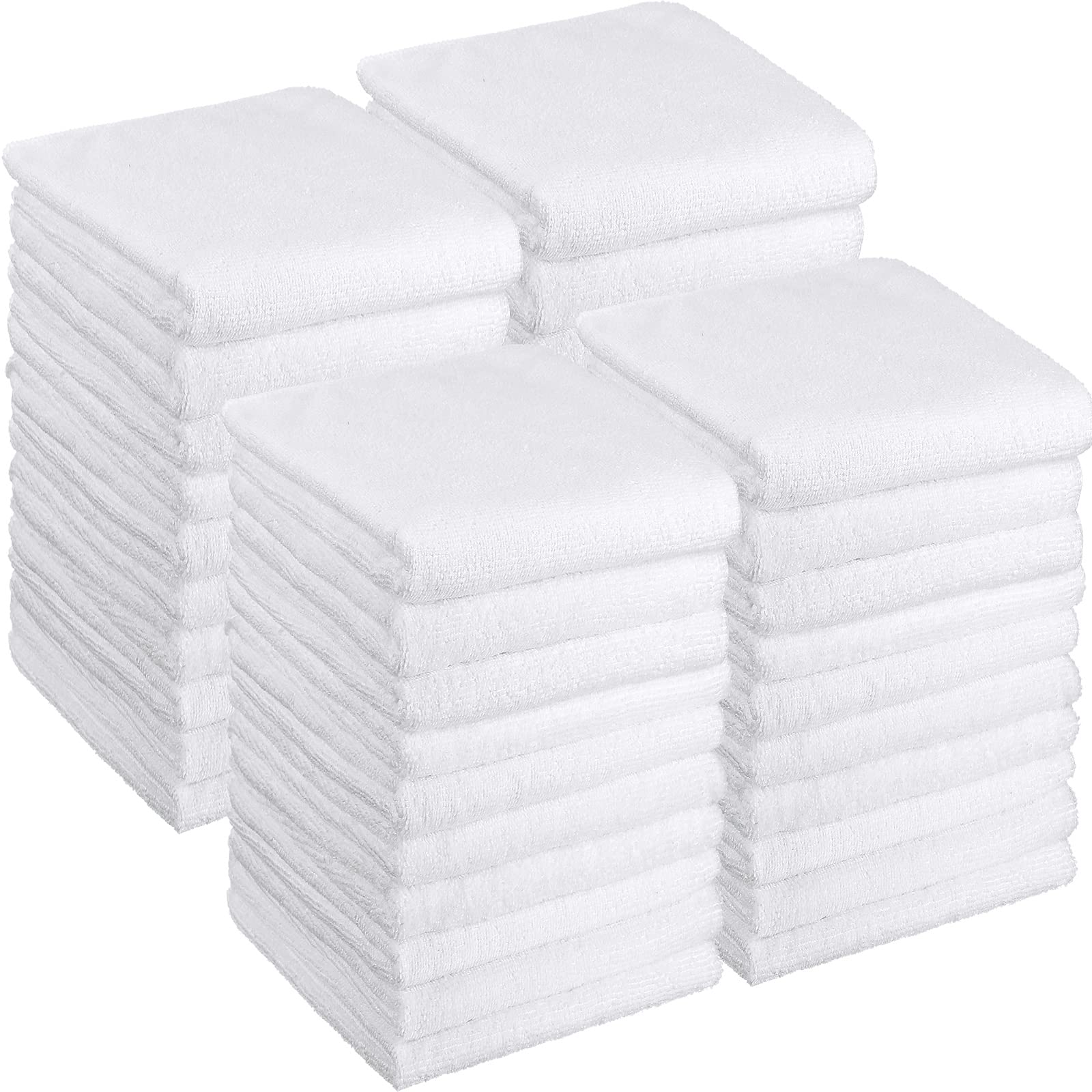 Shimeyao 26 Pack Salon Bleach Proof Towels Highly Absorbent Hair Towels Hand Facial Cloths Bleach Resistant for Salon Barber Spa