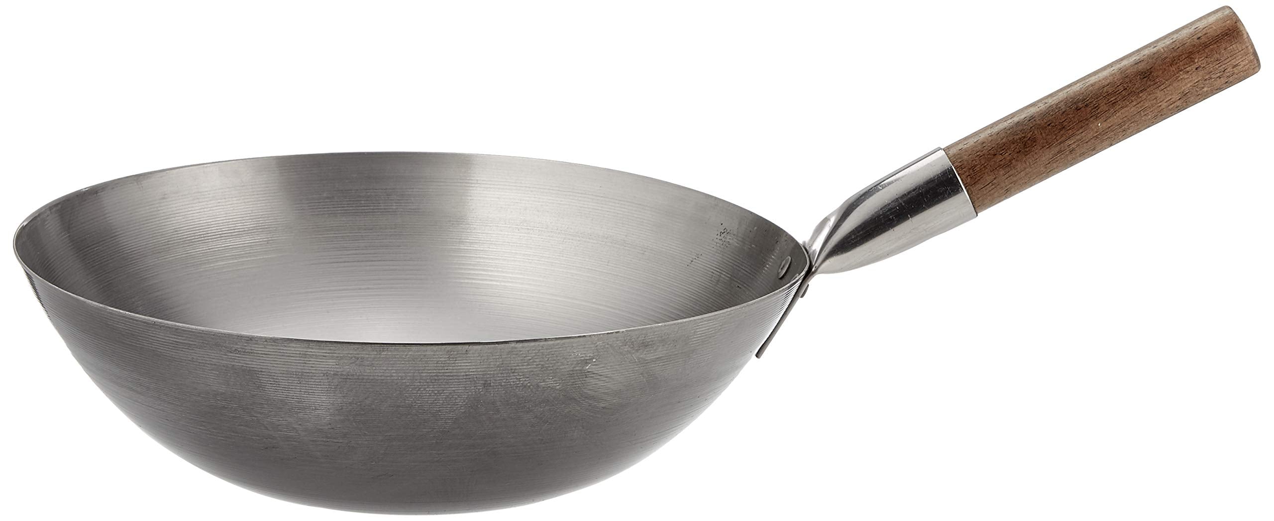 London Wok Gj493 Flat Bottom Wok, 12''
