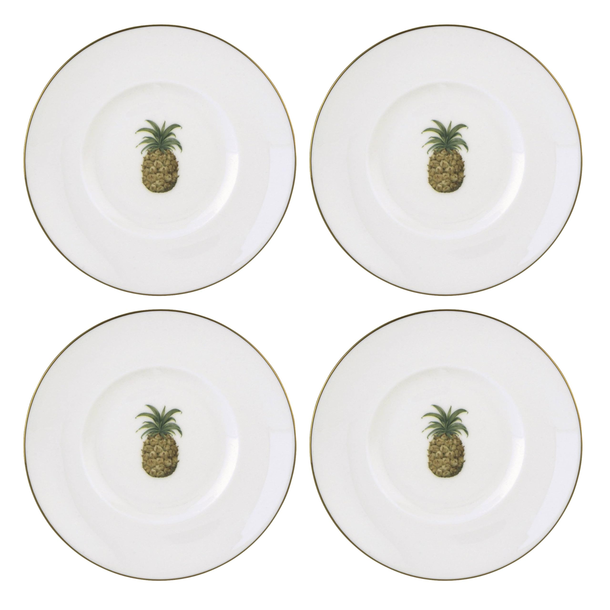 Lenox 897296 British Colonial Bamboo Dessert Plates, Set of 4