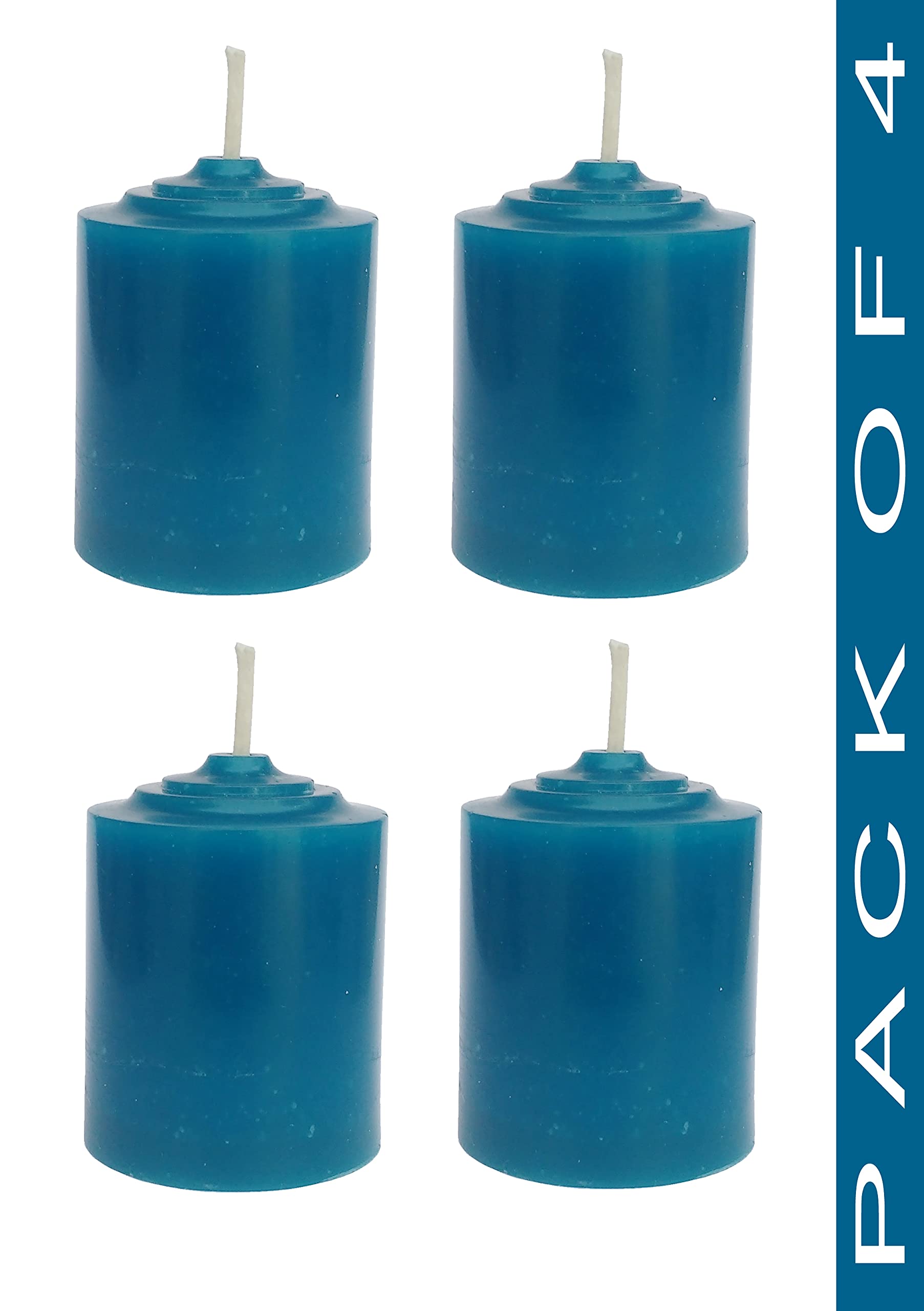 Pure Indian Candle Handpourd Forest Scented Aqua Wax Votive Candle PIC2019VC001 (Pack of 4 Pcs.) Burn Time 10 Hrs.