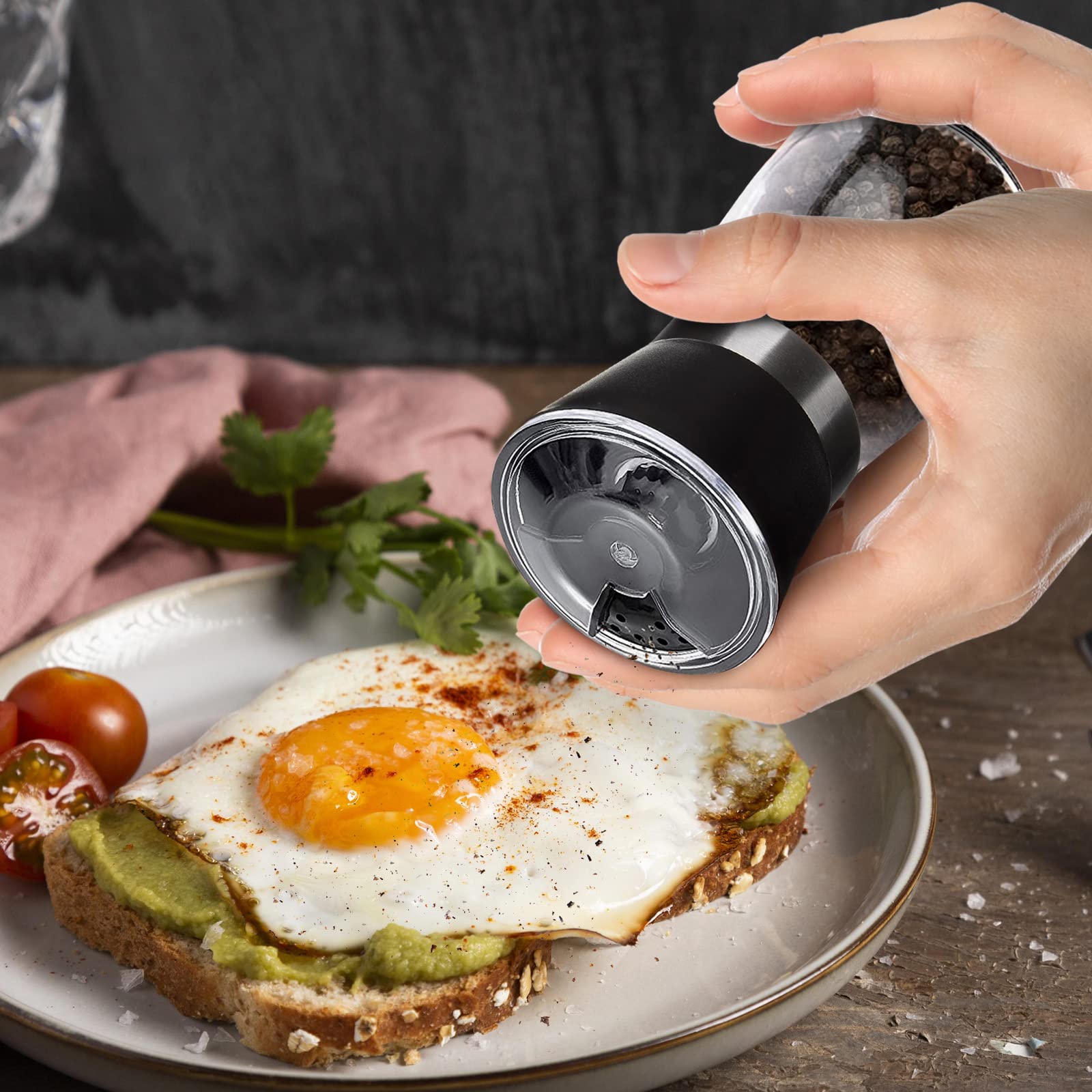 Salt And Pepper Grinder - Ceramic Salt And Pepper Grinder For Salt And Pepper Shakers Kitchen Grinder Grinder Ceramic Kitchen Mi