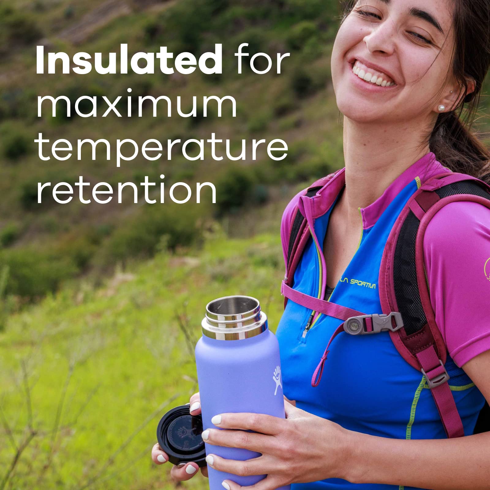 Hydro Flask Wide Flex Cap Lupine 64 Oz