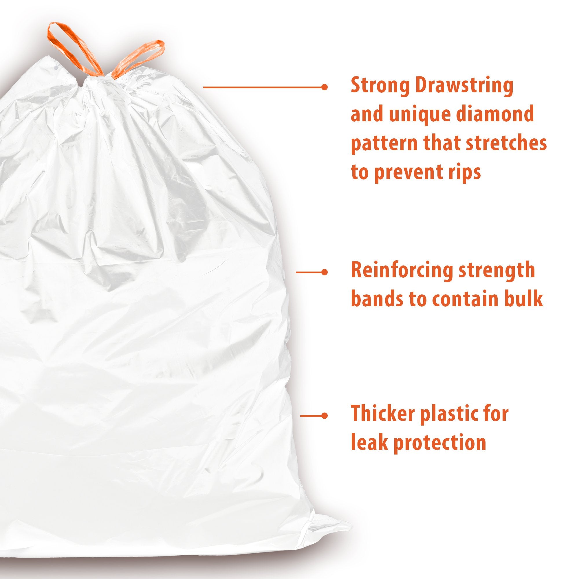 iTouchless Sensor garbage Kitchen Wastebasket  18 gallon  Trash can  Bags  40 count