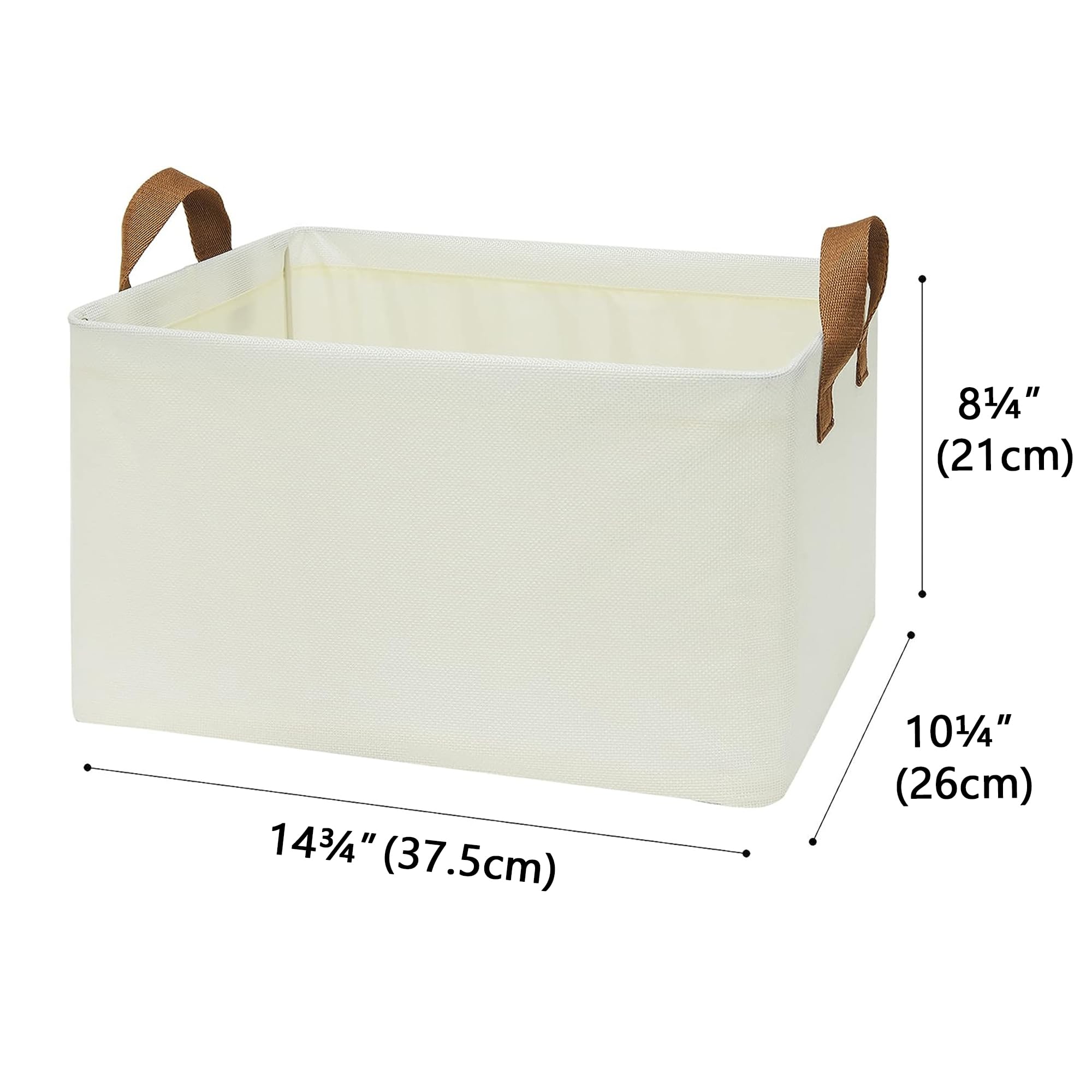 Granny Says Storage Bins With Metal Frame, Closet Organizers And Storage Boxes Large, Clothes Storage Baskets For Organizing Toy
