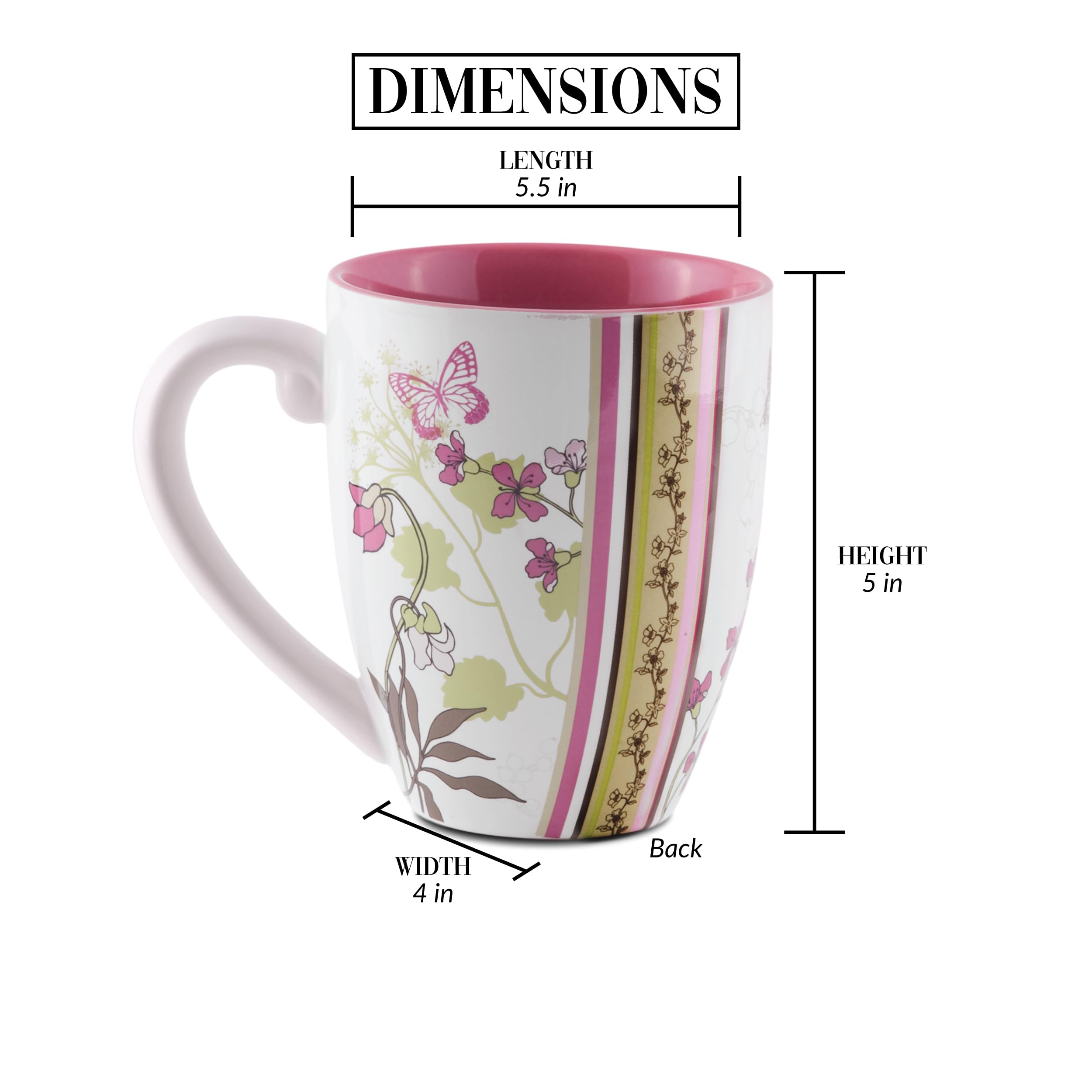 Mark My Words Survivor Mug, 4-3/4-Inch, 20-Ounce Capacity