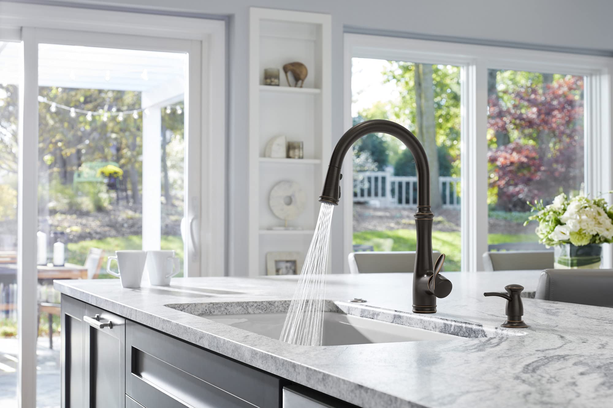 Kohler 29108-2Bz Bellera Kitchen Sink Faucets, Oil-Rubbed Bronze