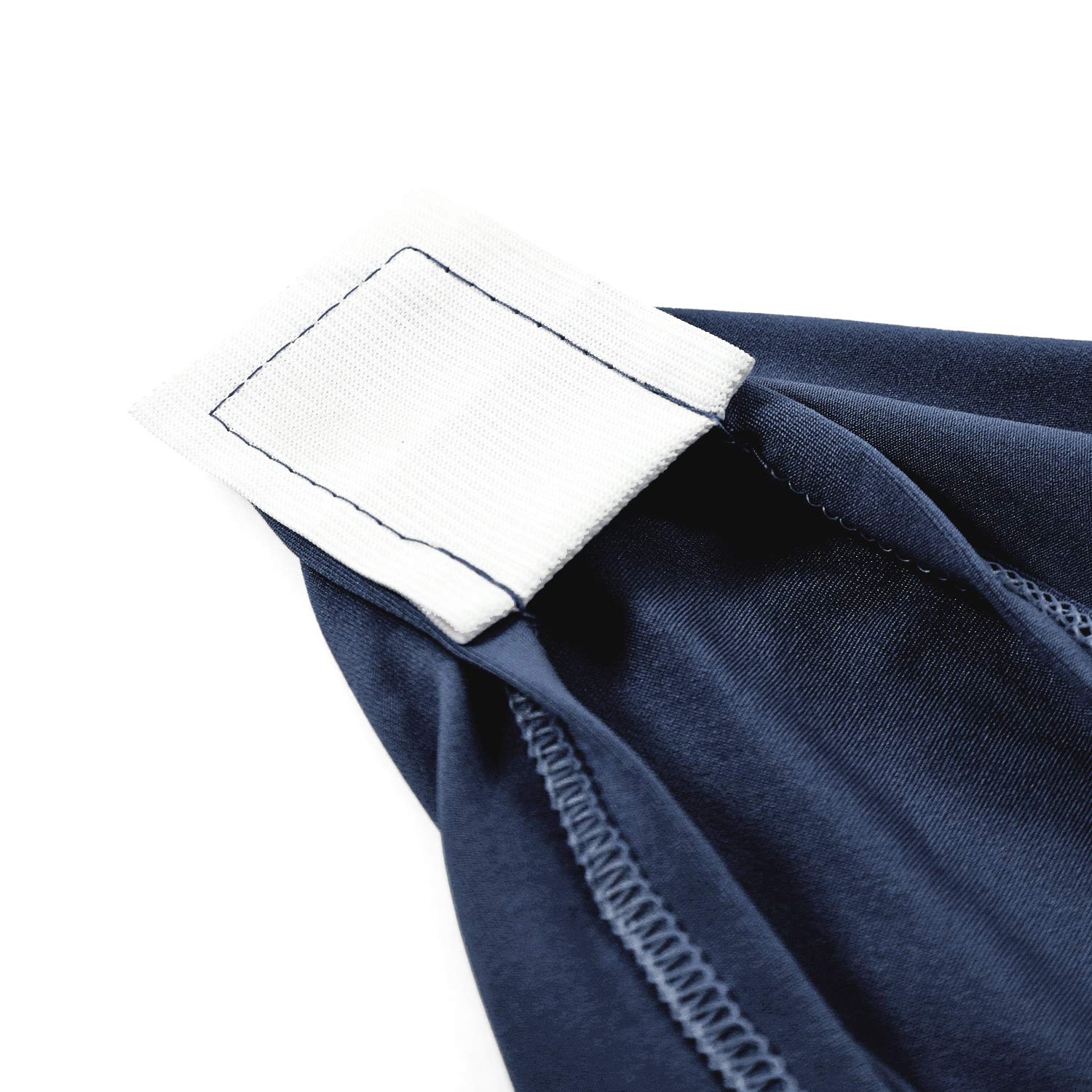 Peomeise 2Pcs 6Ft Spandex Table Cover Rectangular Stretch Spandex Tablecloth (Navy,6Ft)