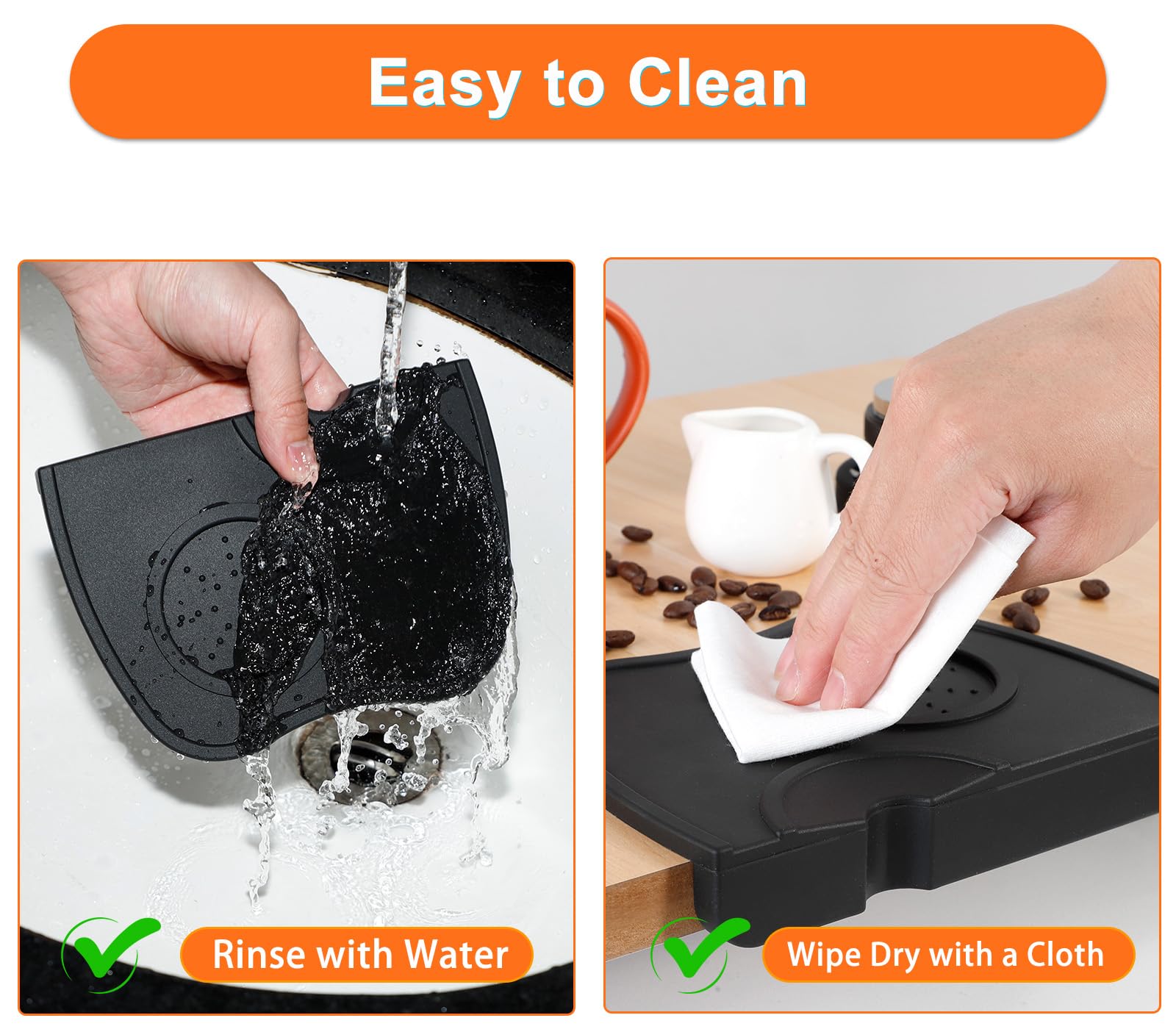 Espresso Tamper Mat Coffee Tamping - Culikem Espresso Tamping Mat For Espresso Machine, Food Safe Silicone Coffee Tamper Mat As