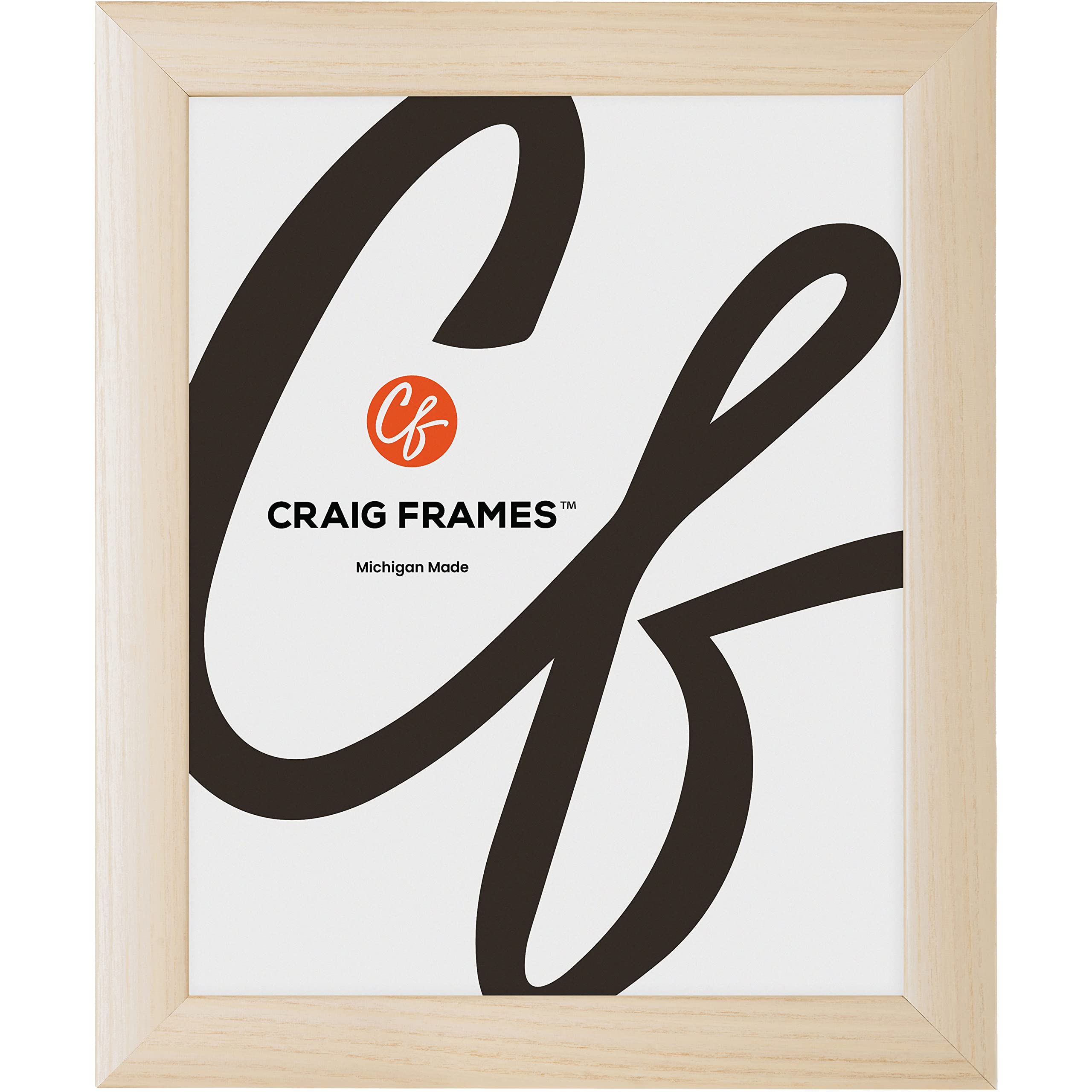Craig Frames Contemporary, 10x13 Picture Frame, Natural