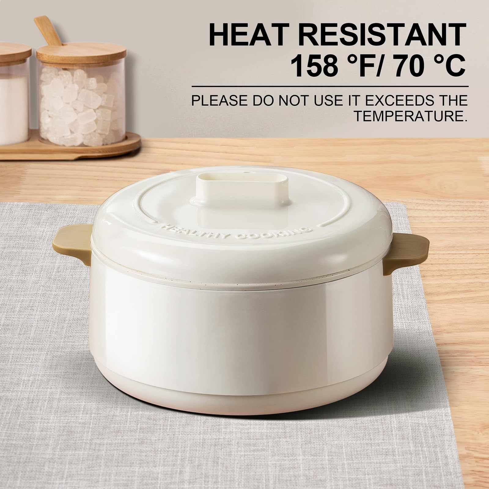 Homing Neutral Beige Cloth Placemats Set Of 6 - Cotton Linen Blend Washable Farmhouse Dining Table Mats For Indoors & Outdoors,