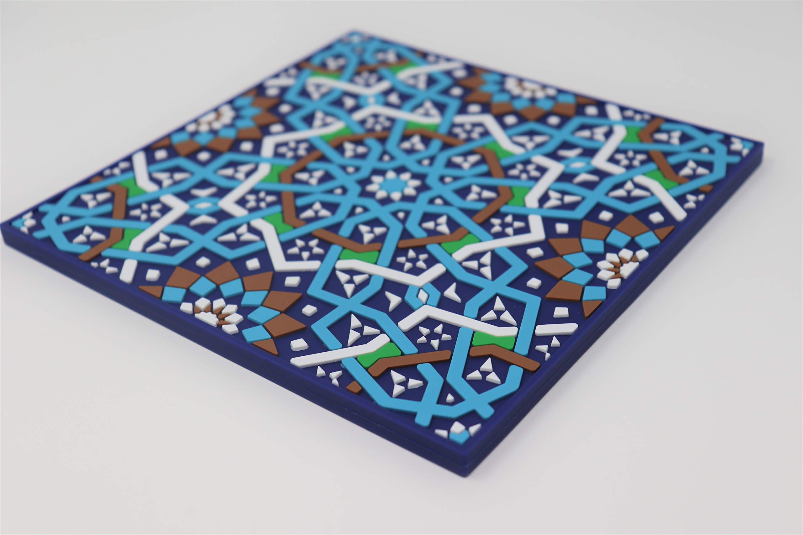 Mosaicana Silicone Trivets For Hot Dishes - 1 Pack, 7    Silicone Trivets For Hot Pots And Pans Easy To Wash 400F Heat Resistant