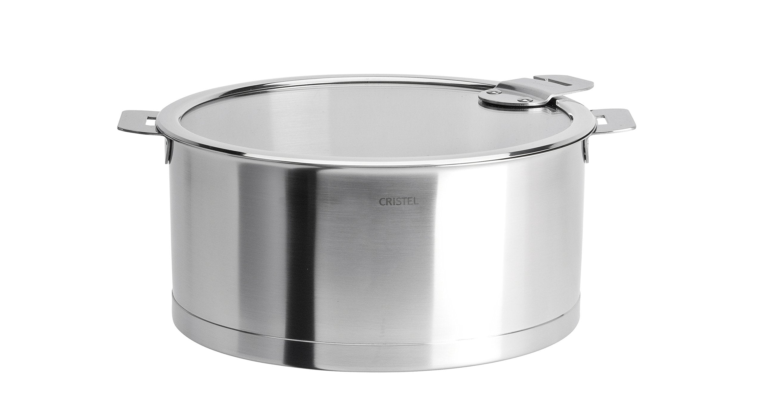 Cristel Strate Saucepan, 3 Quart, Silver
