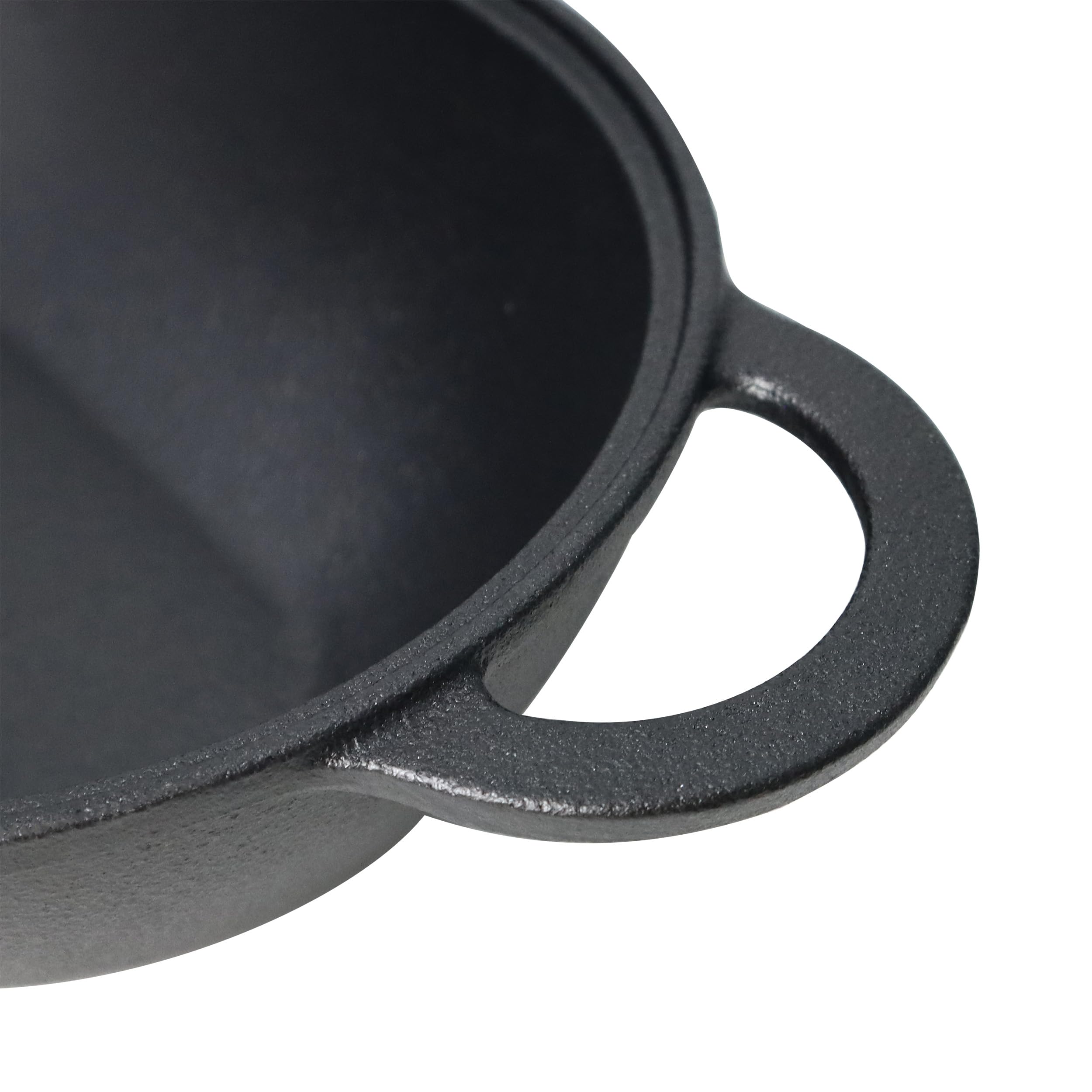 Crucible Cookware Cast Iron Bread Pan With Lid (Pre-Seasoned) With Loop Handles - Oven Safe Form For Baking And Cooking, Artisan