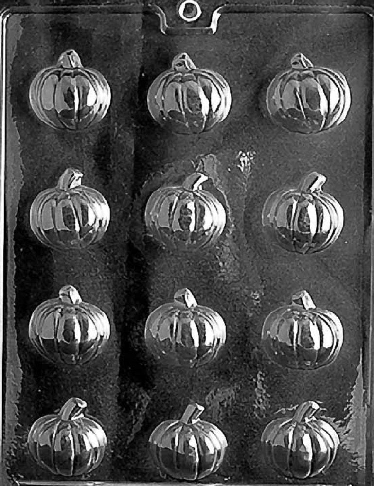 Grandmama'S Goodies T017 Thanksgiving Small Pumpkins Chocolate Candy Soap Mold With Exclusive Molding Instructions